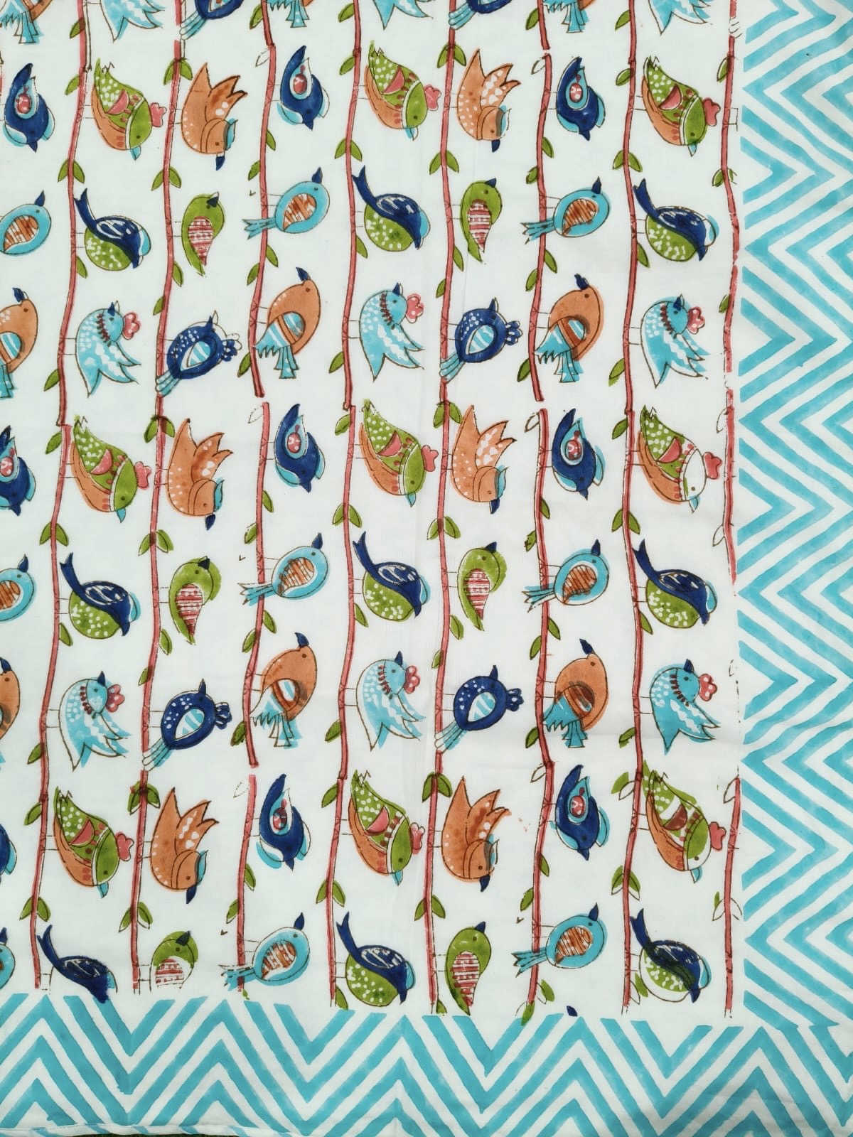 Handblock Reversible Baby Dohar