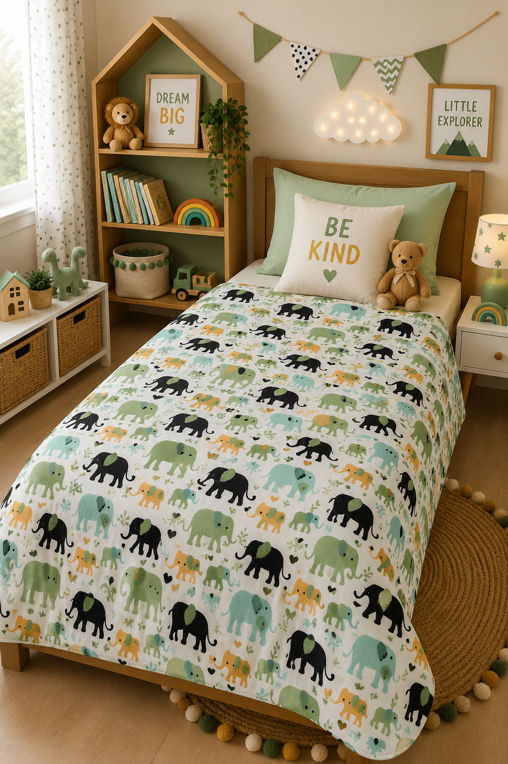 Handblock Reversible Baby Dohar