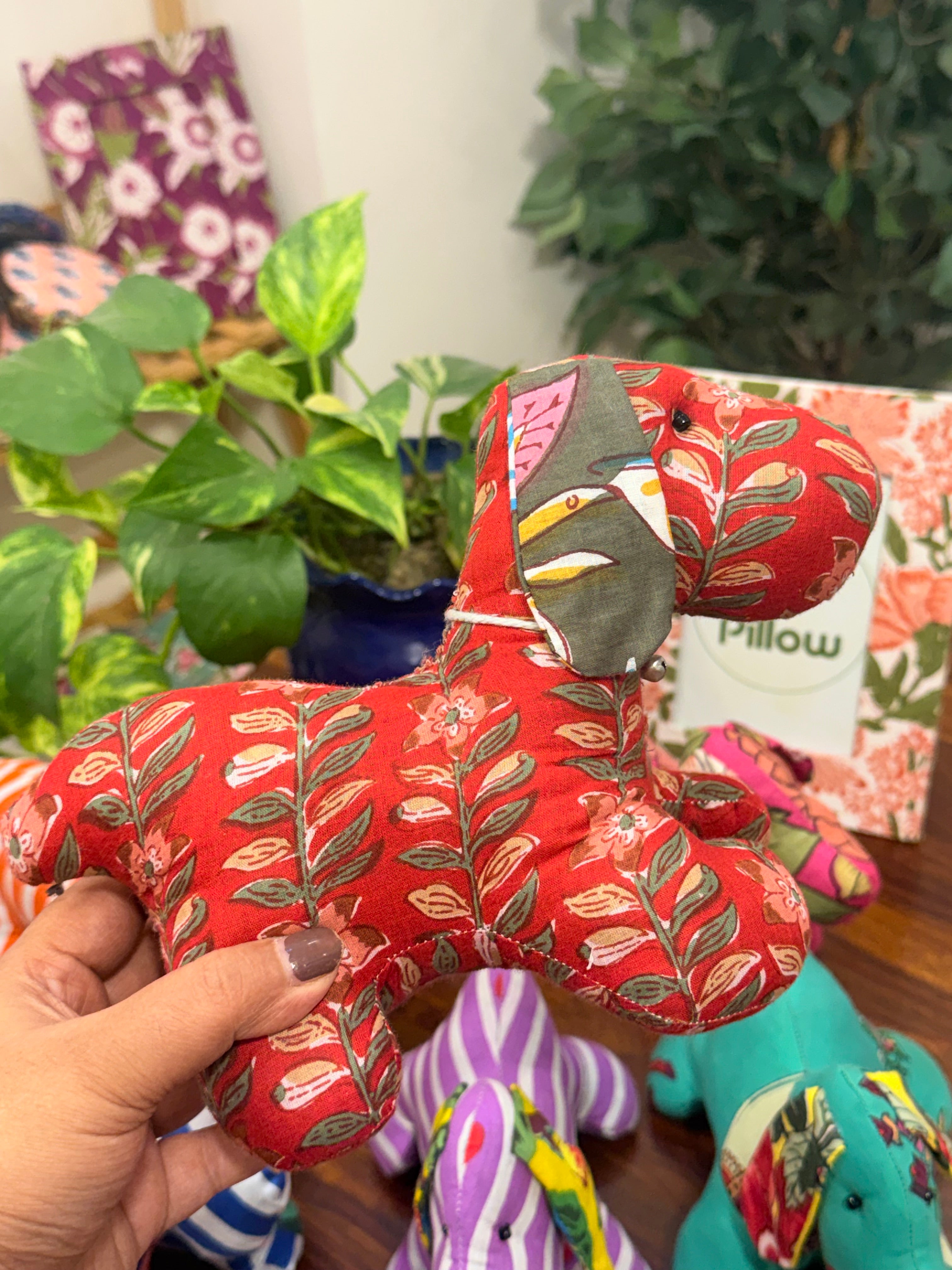 Dog - Pure Cotton Handmade Soft Toys 2 Piece