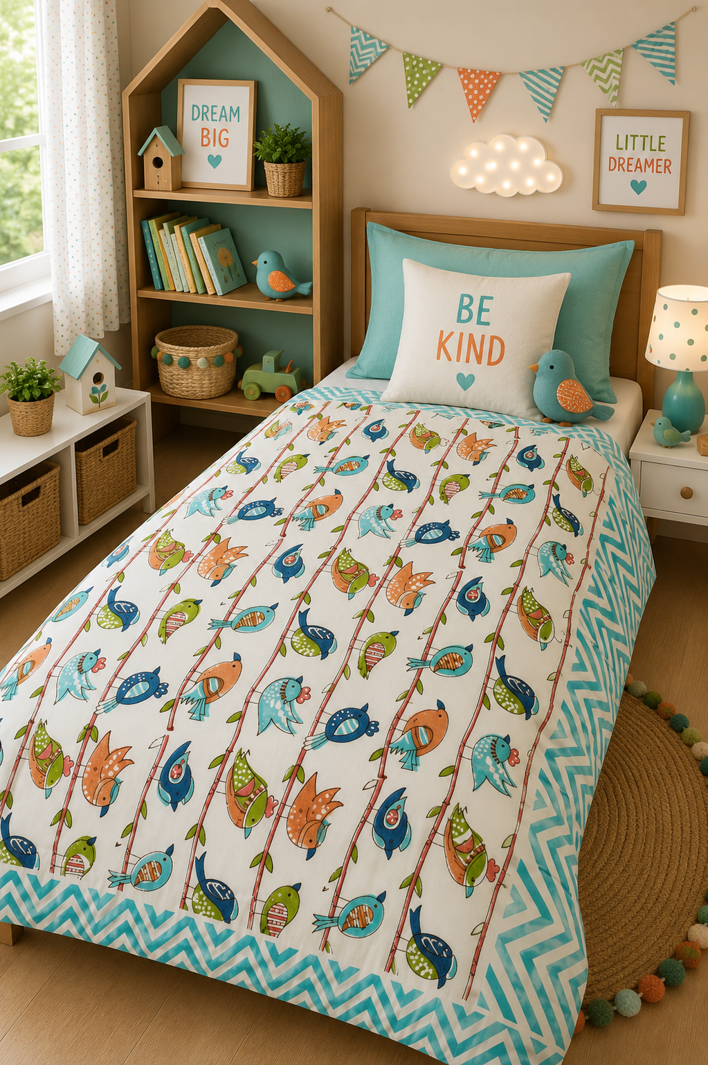 Handblock Reversible Baby Dohar