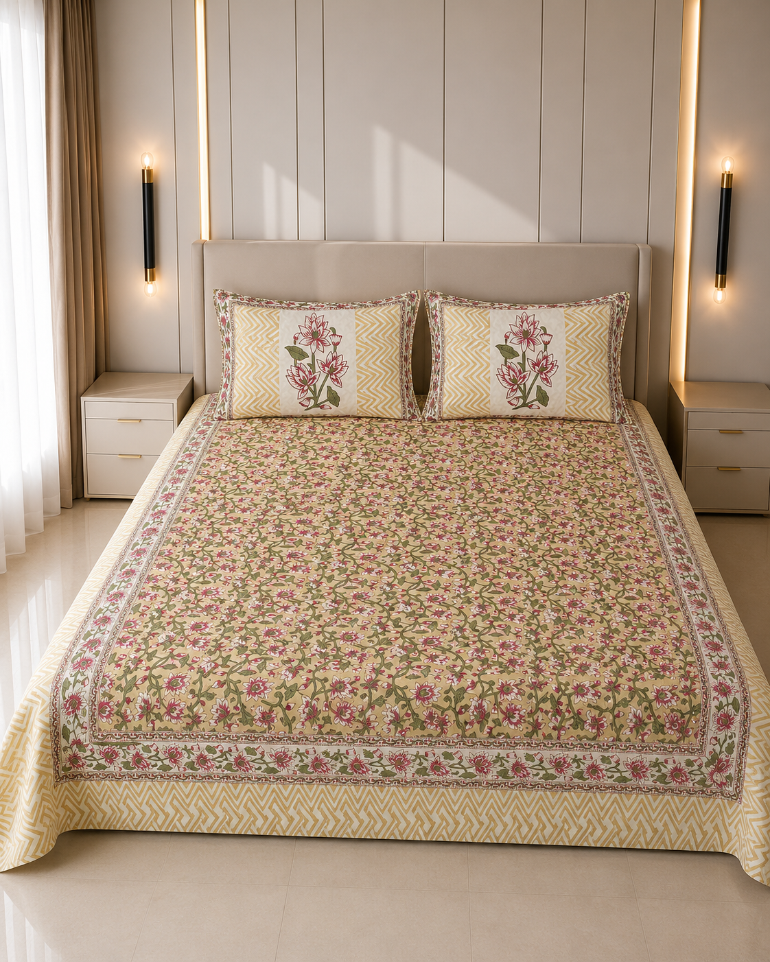 King/Queen Size Premium Bedsheet