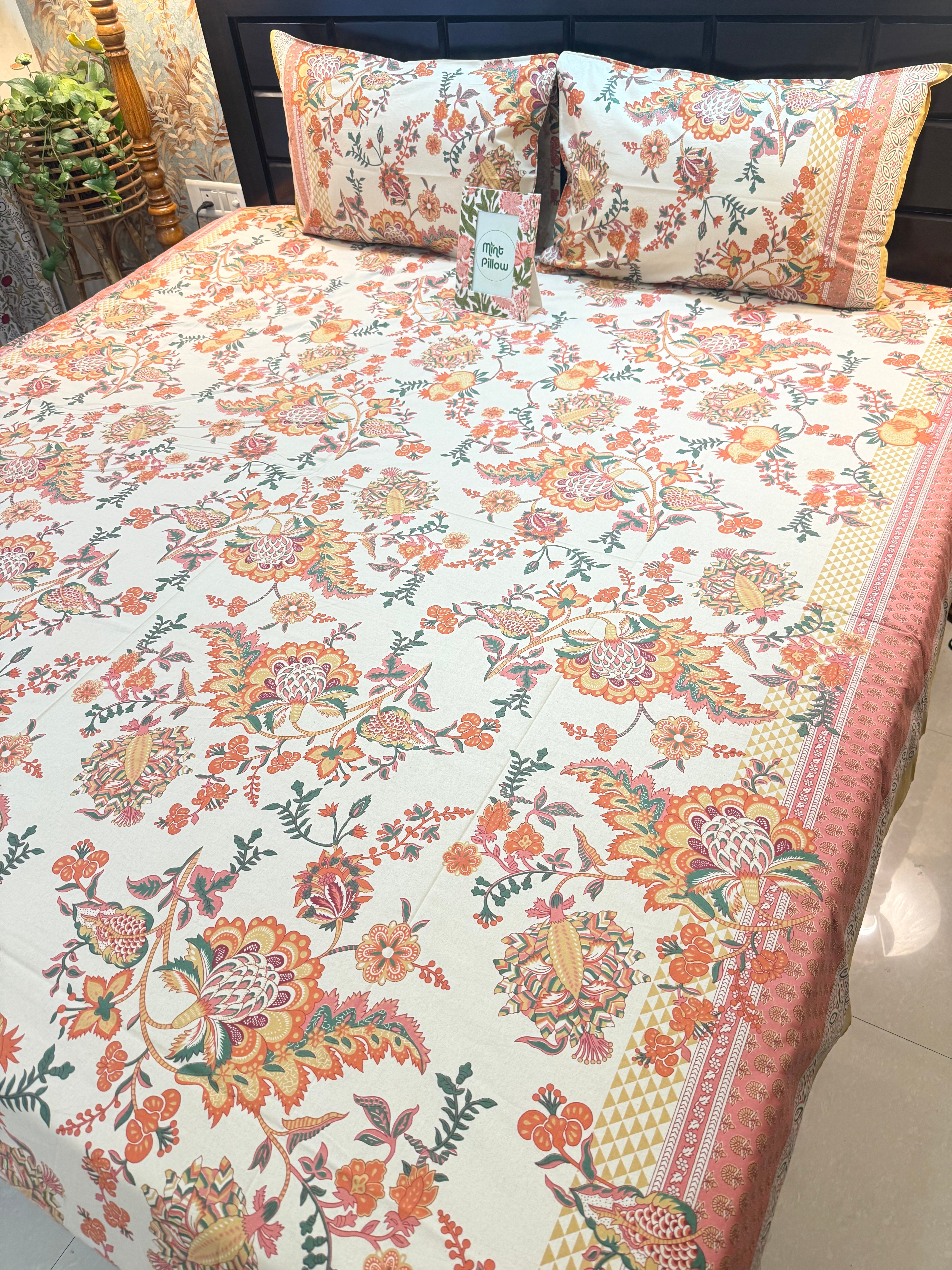 King/Queen Size Regular Bedsheet