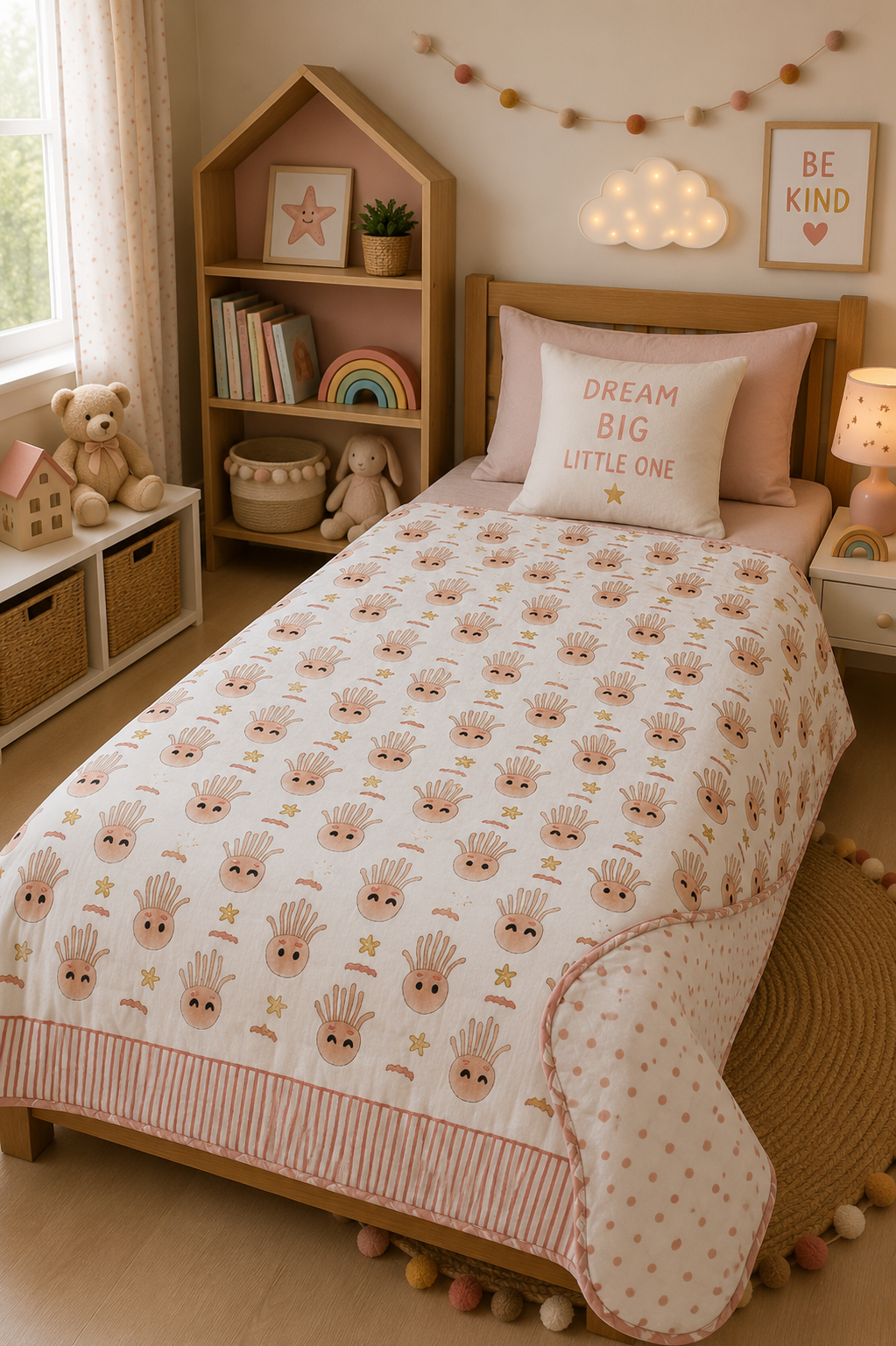 Handblock Reversible Baby Dohar
