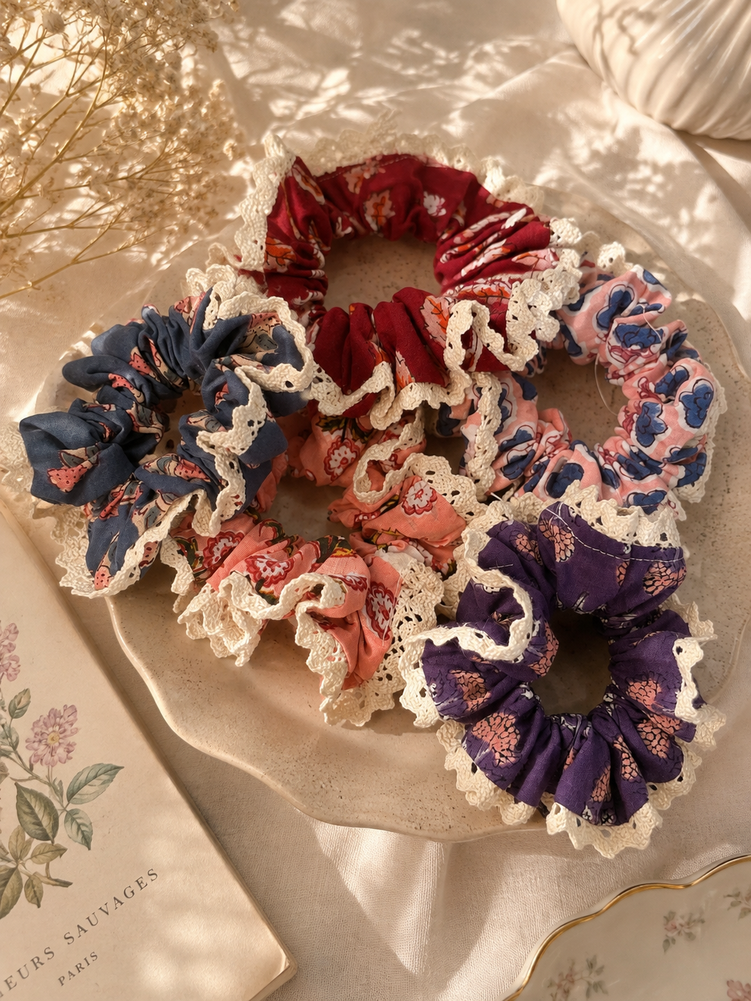 Single Layer Scrunchies 5 Piece