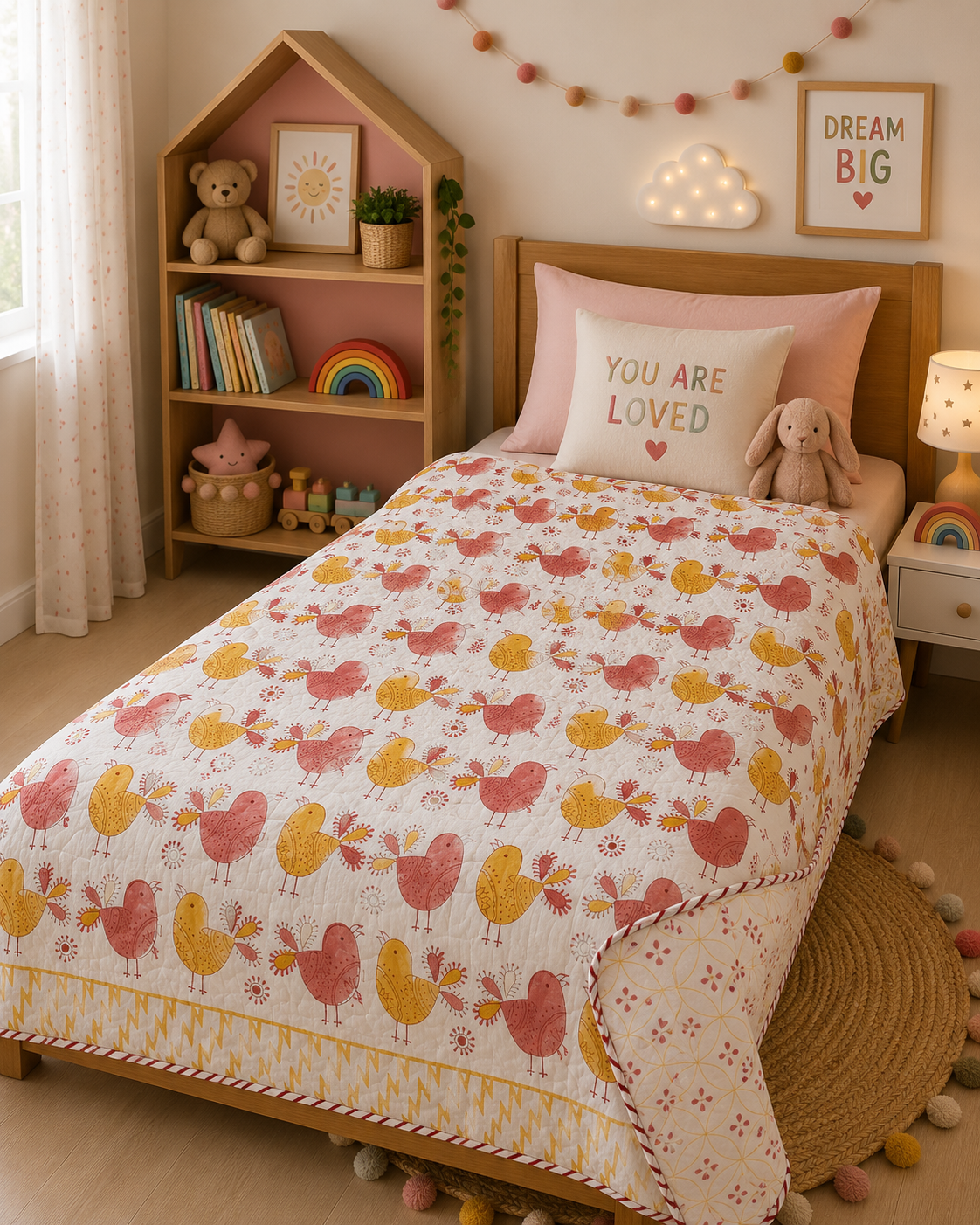 Handblock Reversible Baby Dohar