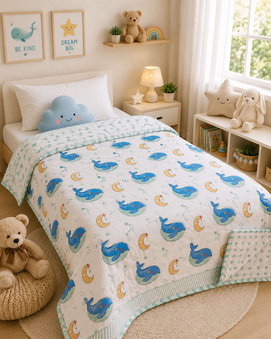 Handblock Reversible Baby Dohar