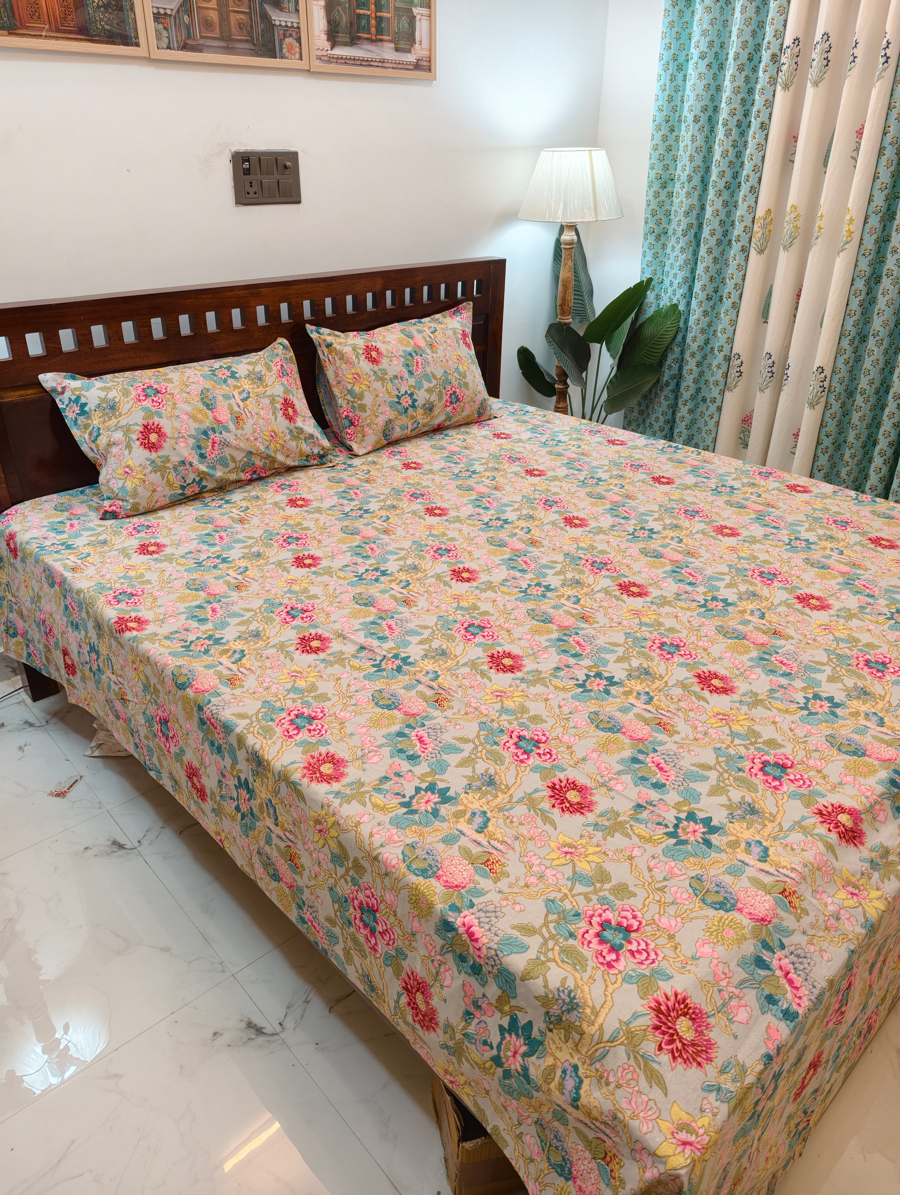 King/Queen Size Regular Bedsheet