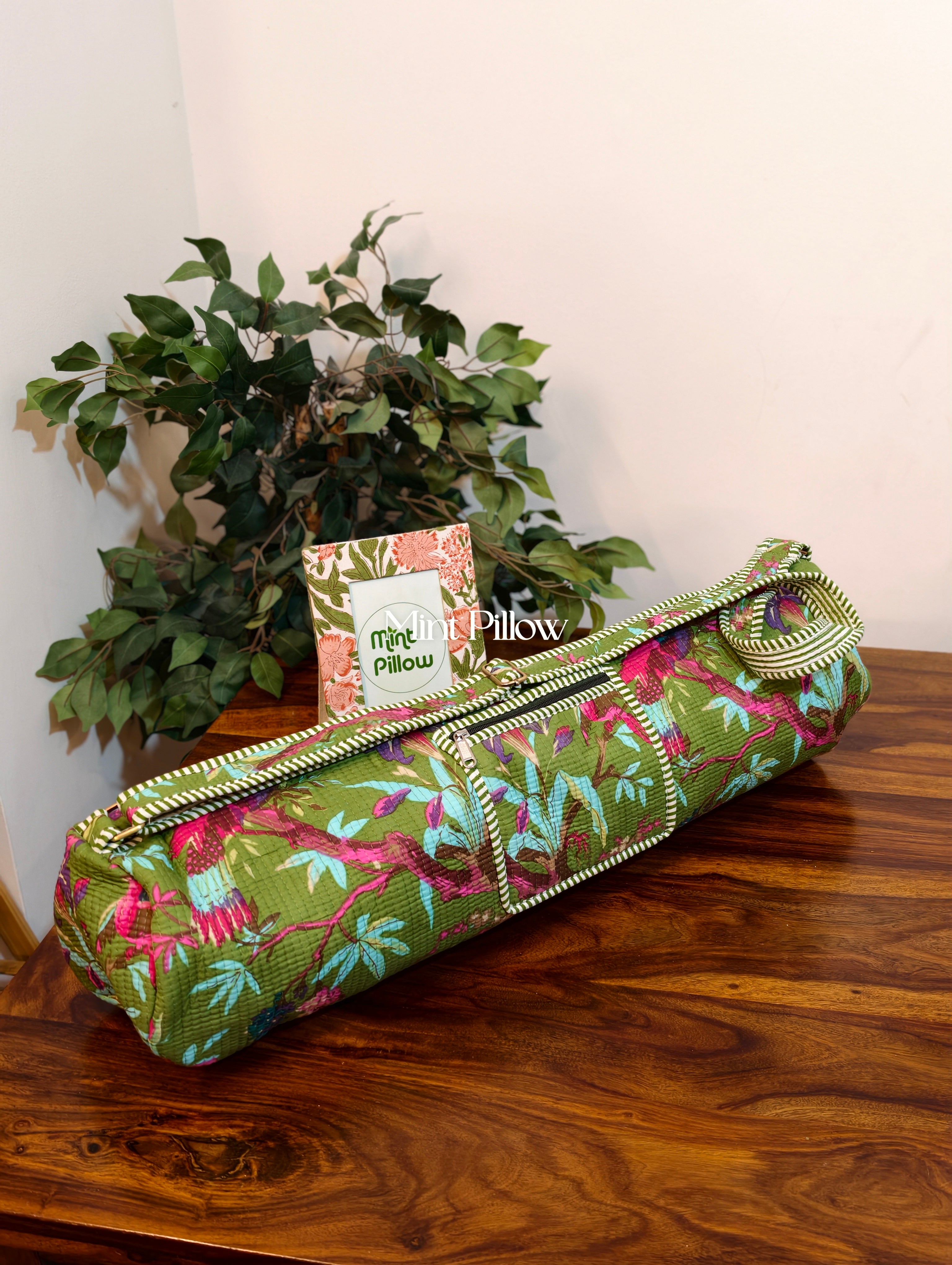Handmade Jaipuri Print Yoga Mat Bag