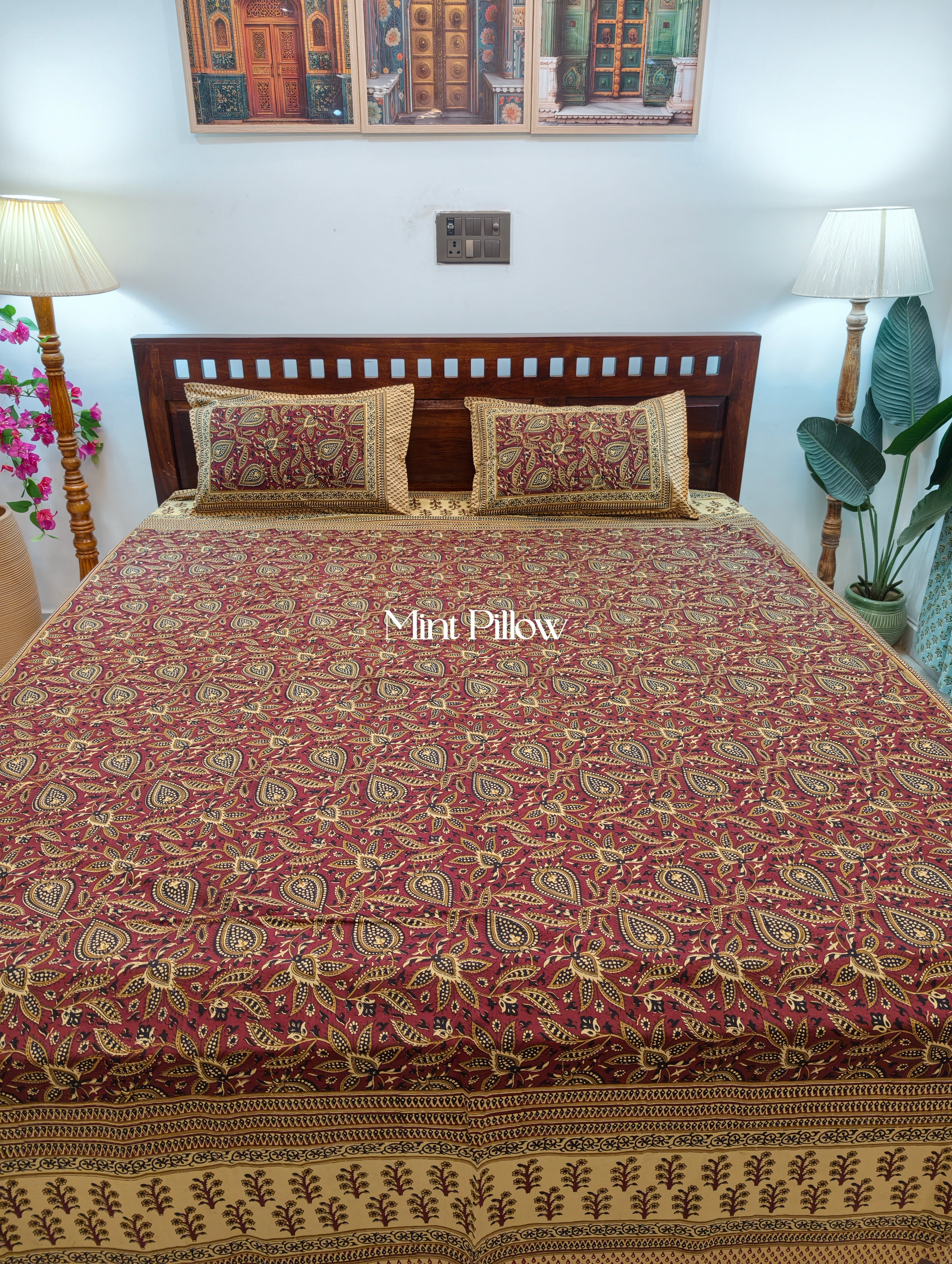 King/Queen Size Regular Bedsheet