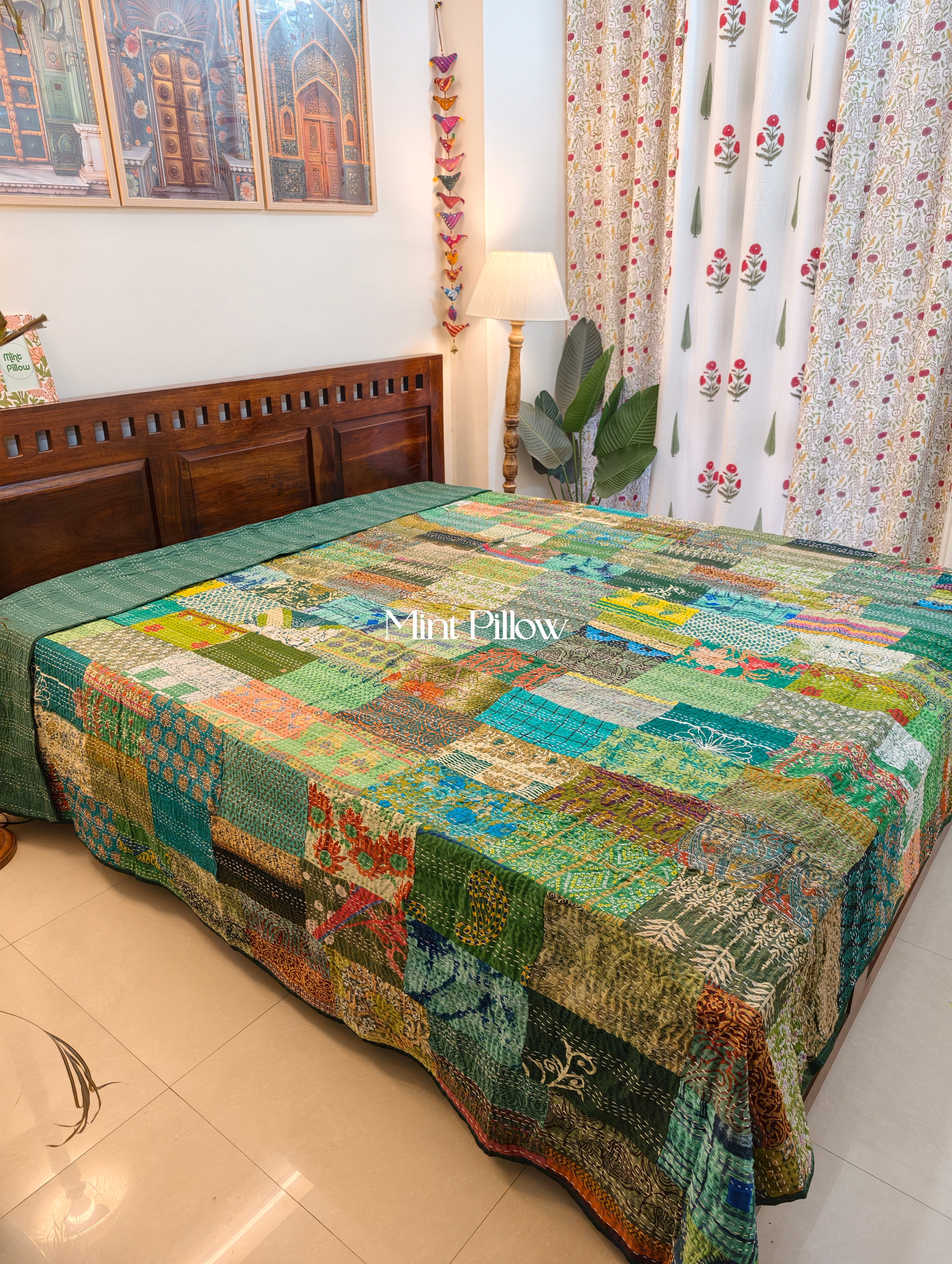Kantha Bedcover 108 x108