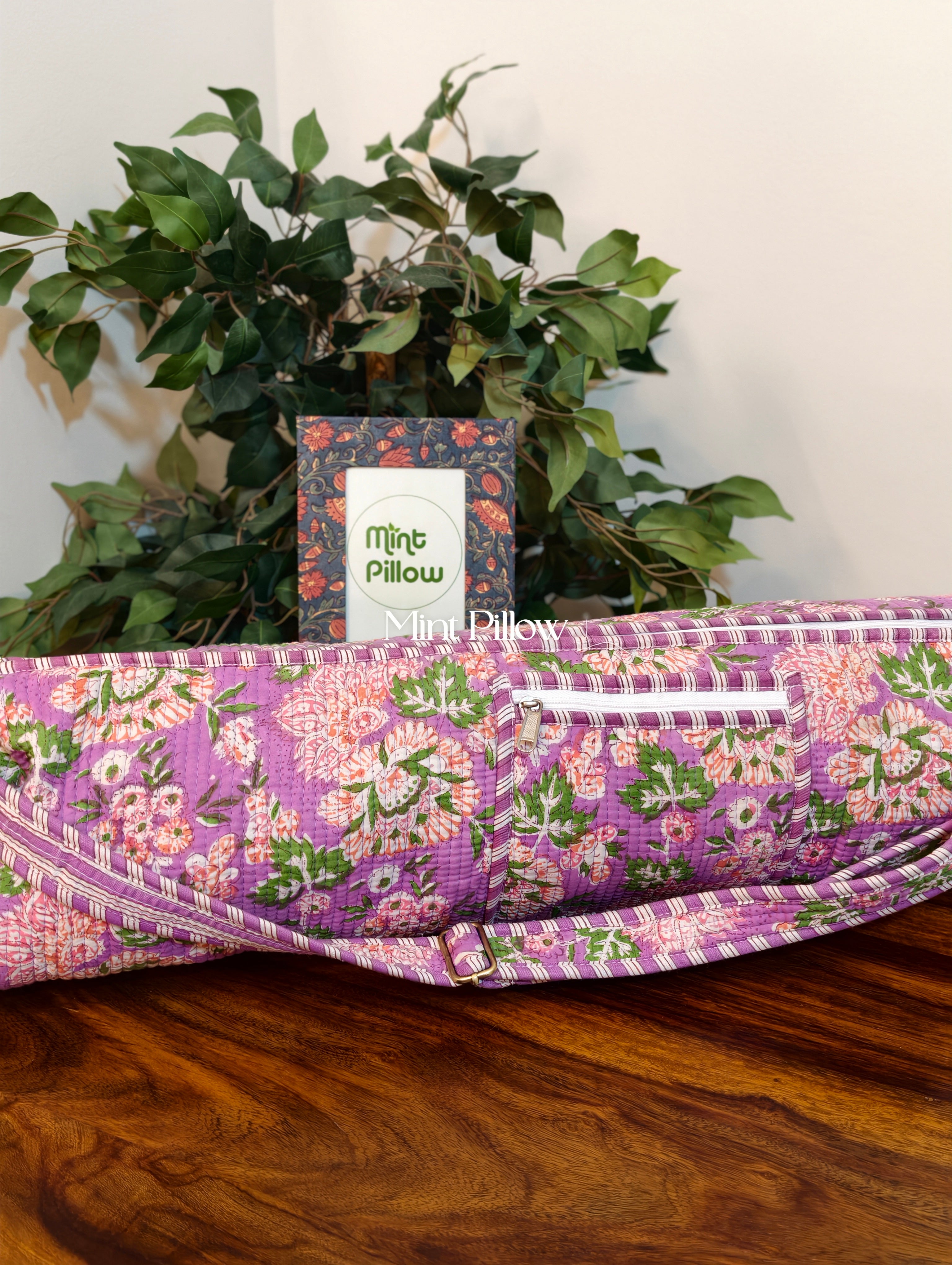 Handmade Jaipuri Print Yoga Mat Bag