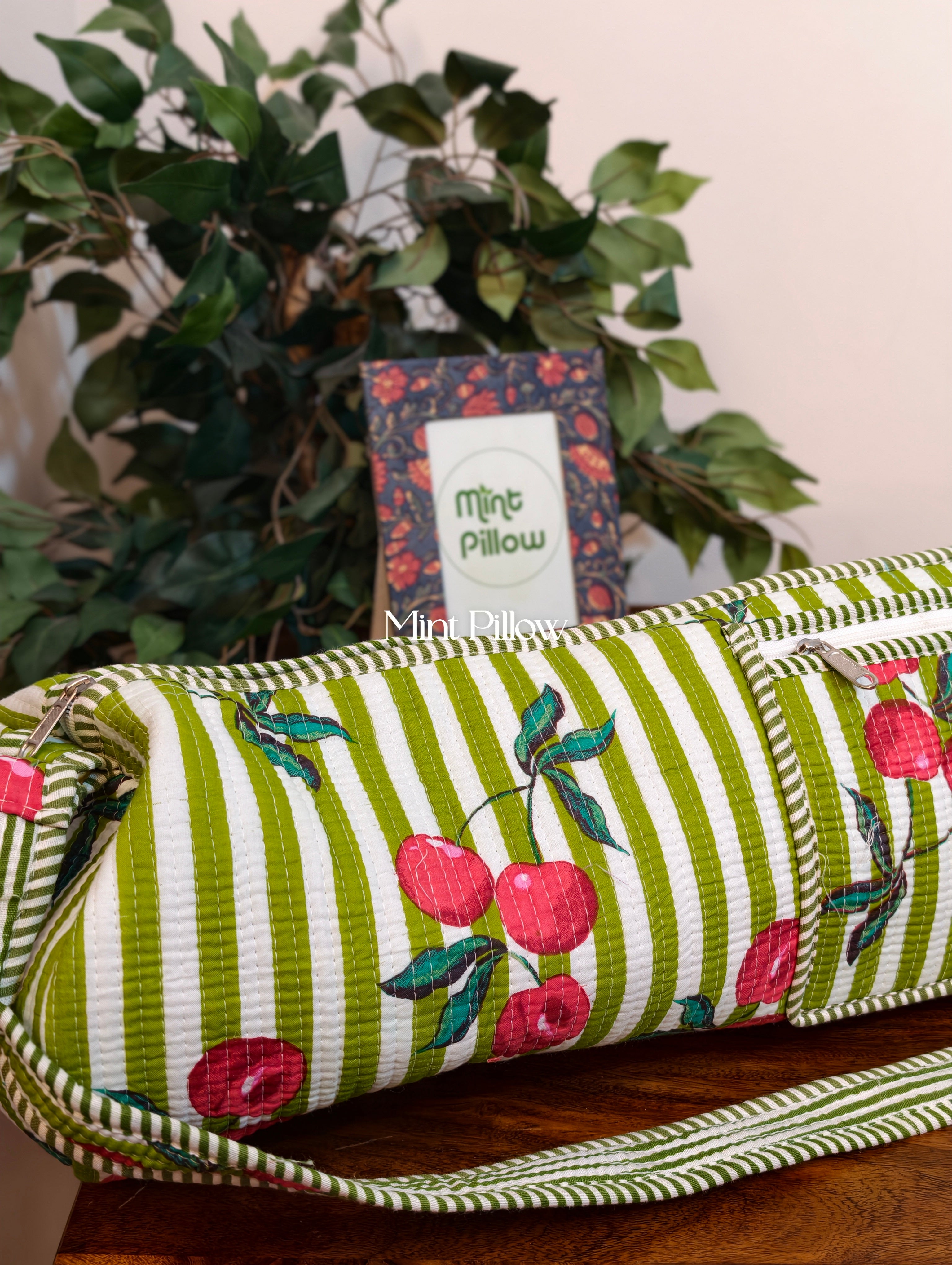 Handmade Jaipuri Print Yoga Mat Bag