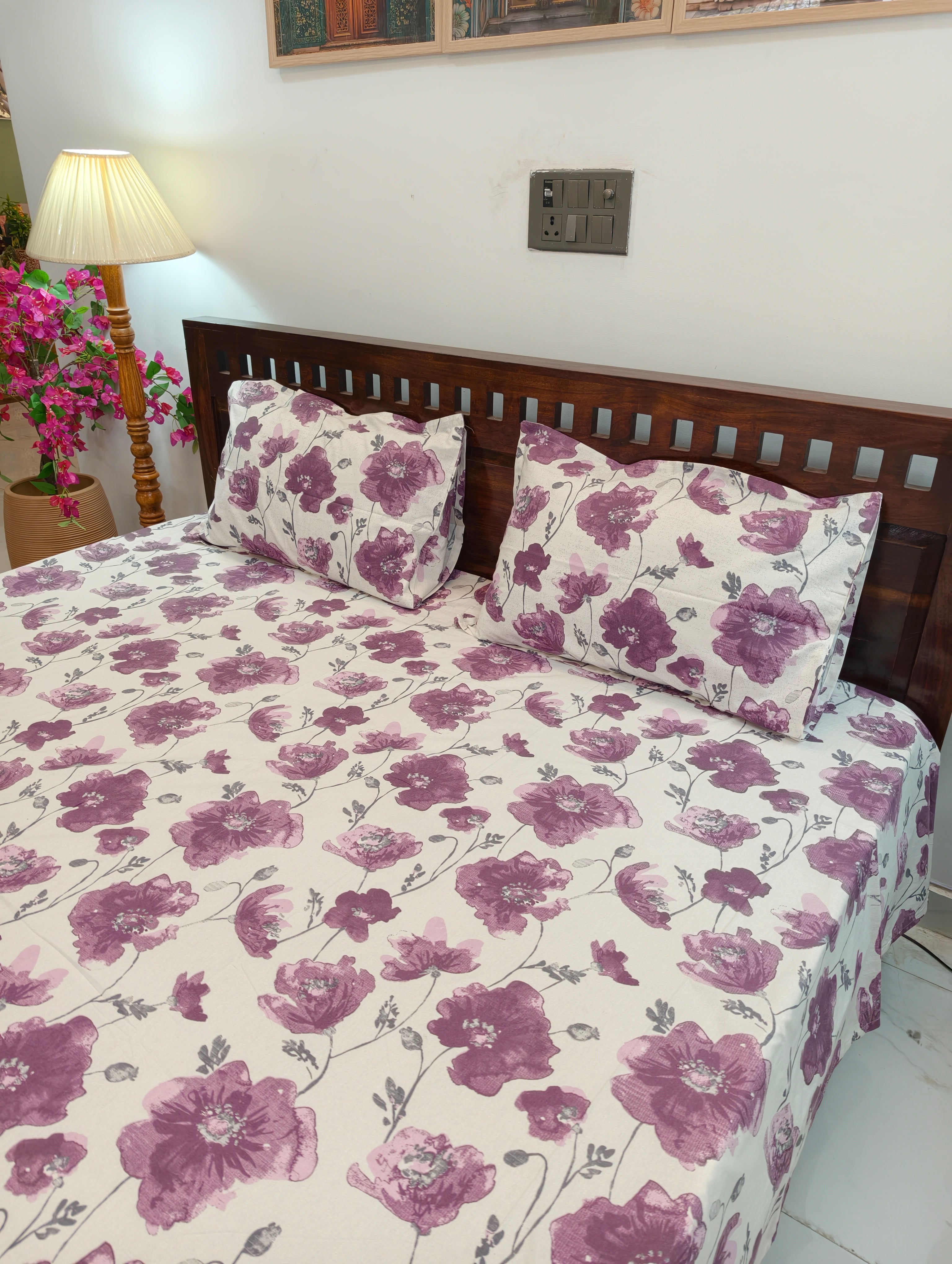 King/Queen Size Regular Bedsheet