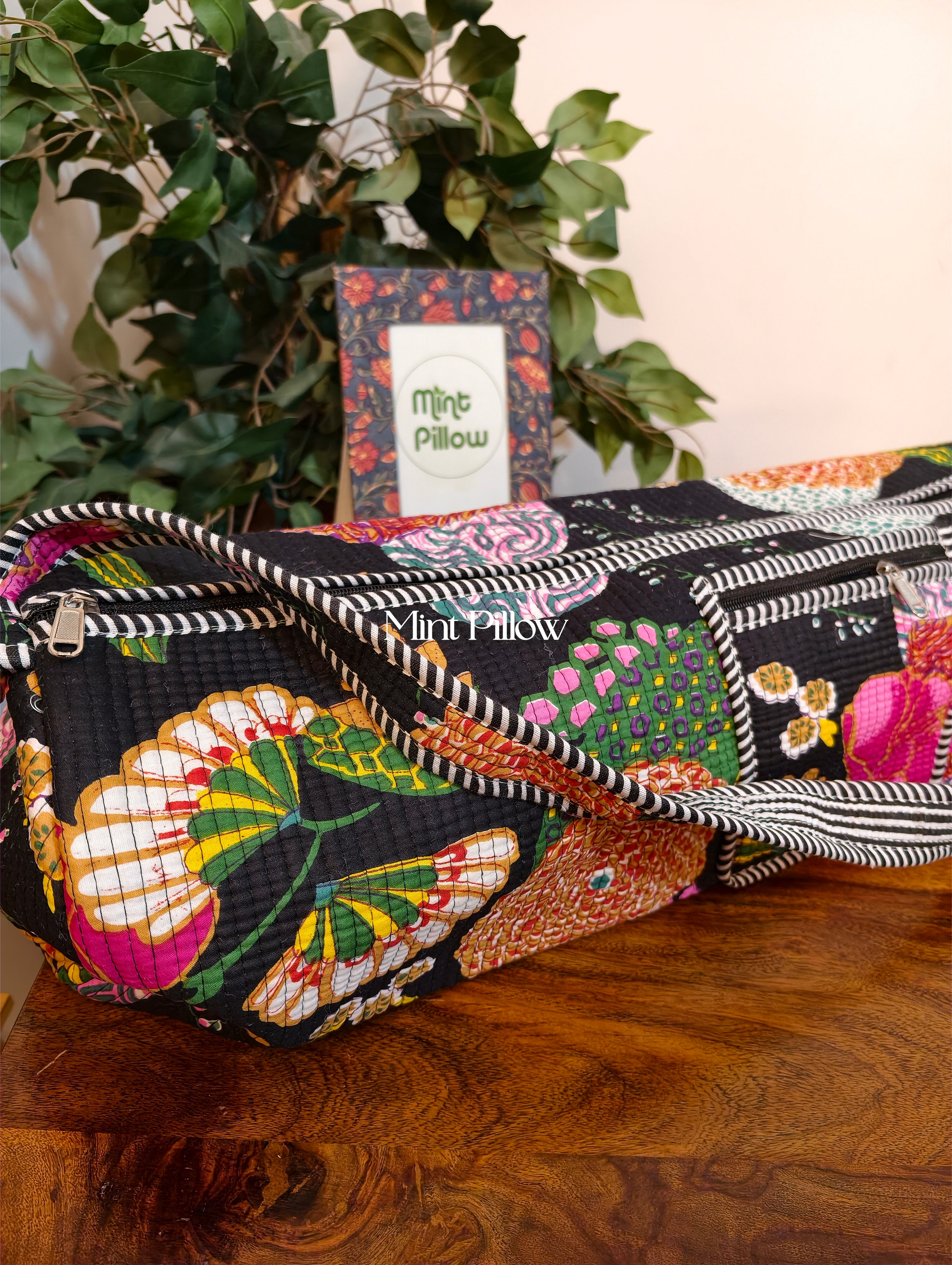 Handmade Jaipuri Print Yoga Mat Bag