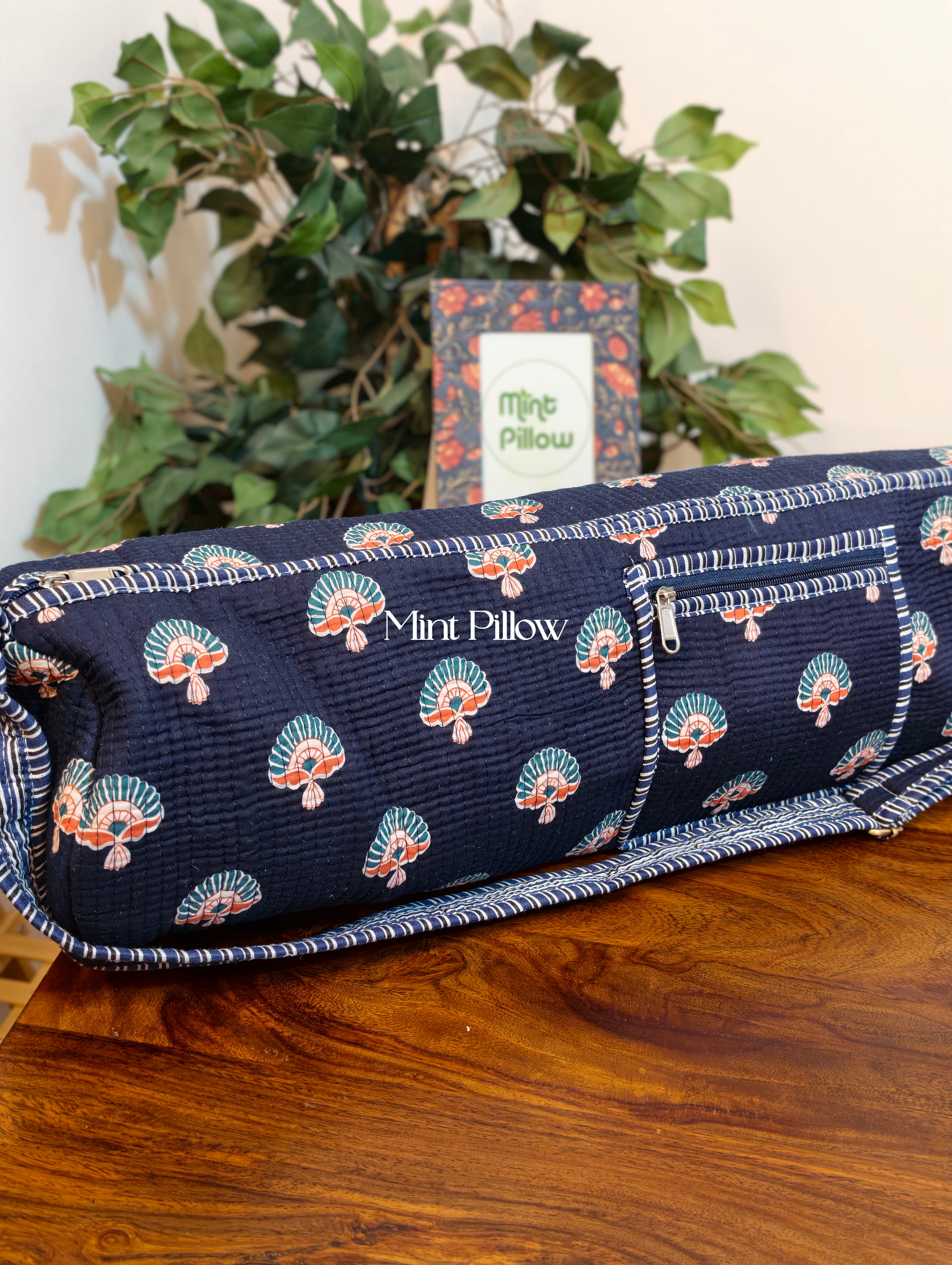 Handmade Jaipuri Print Yoga Mat Bag