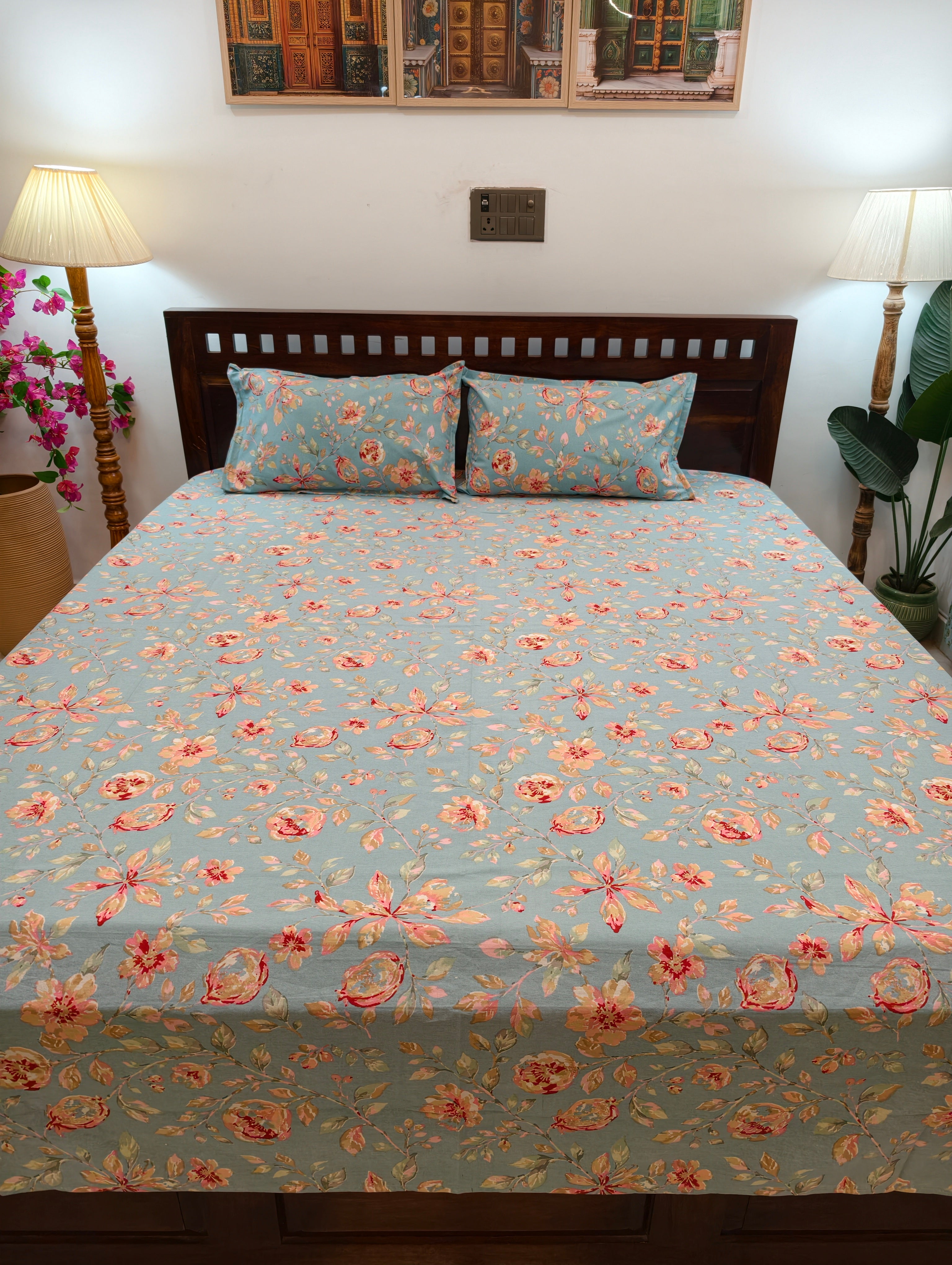 King/Queen Size Regular Bedsheet