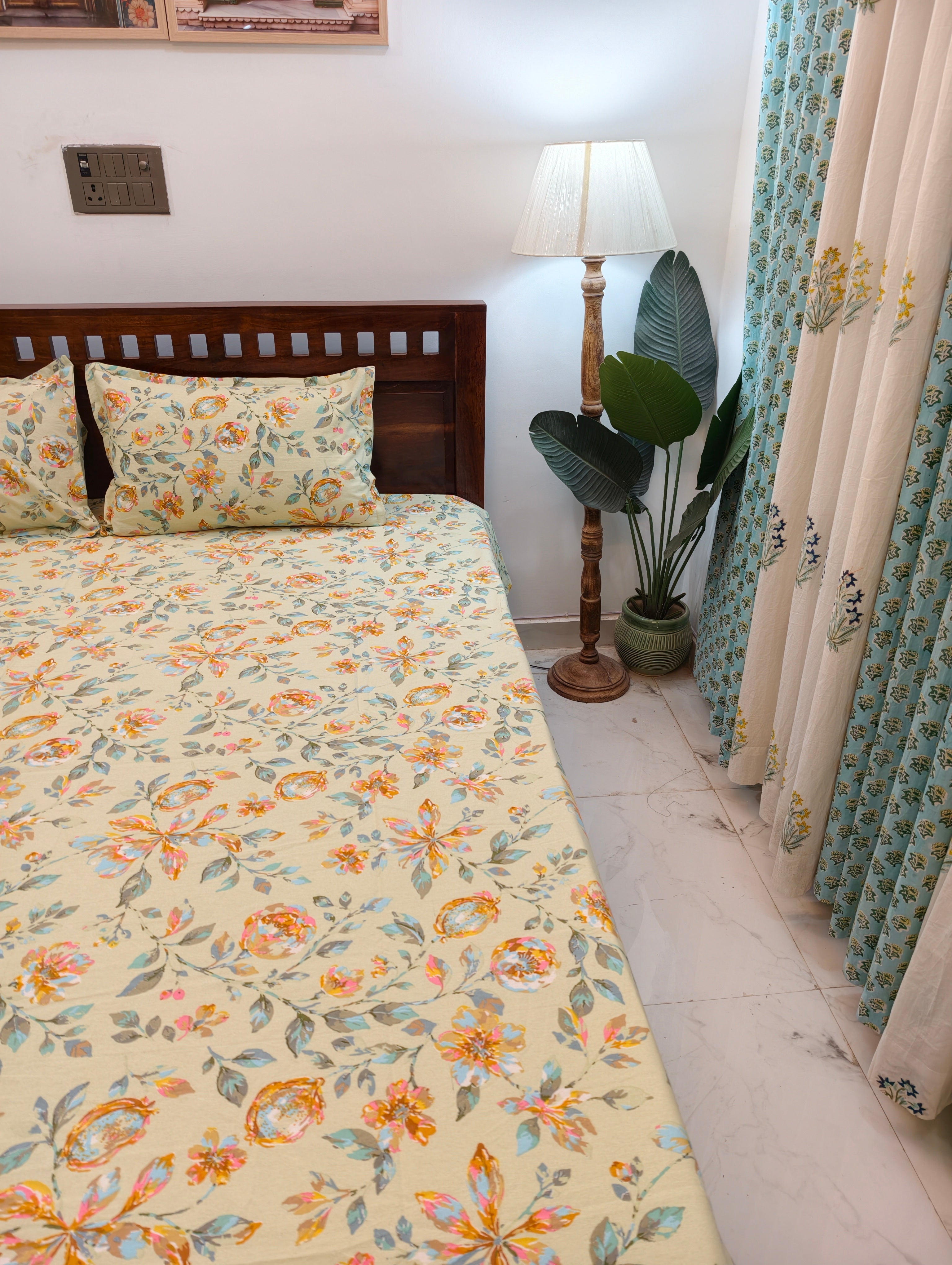 King/Queen Size Regular Bedsheet