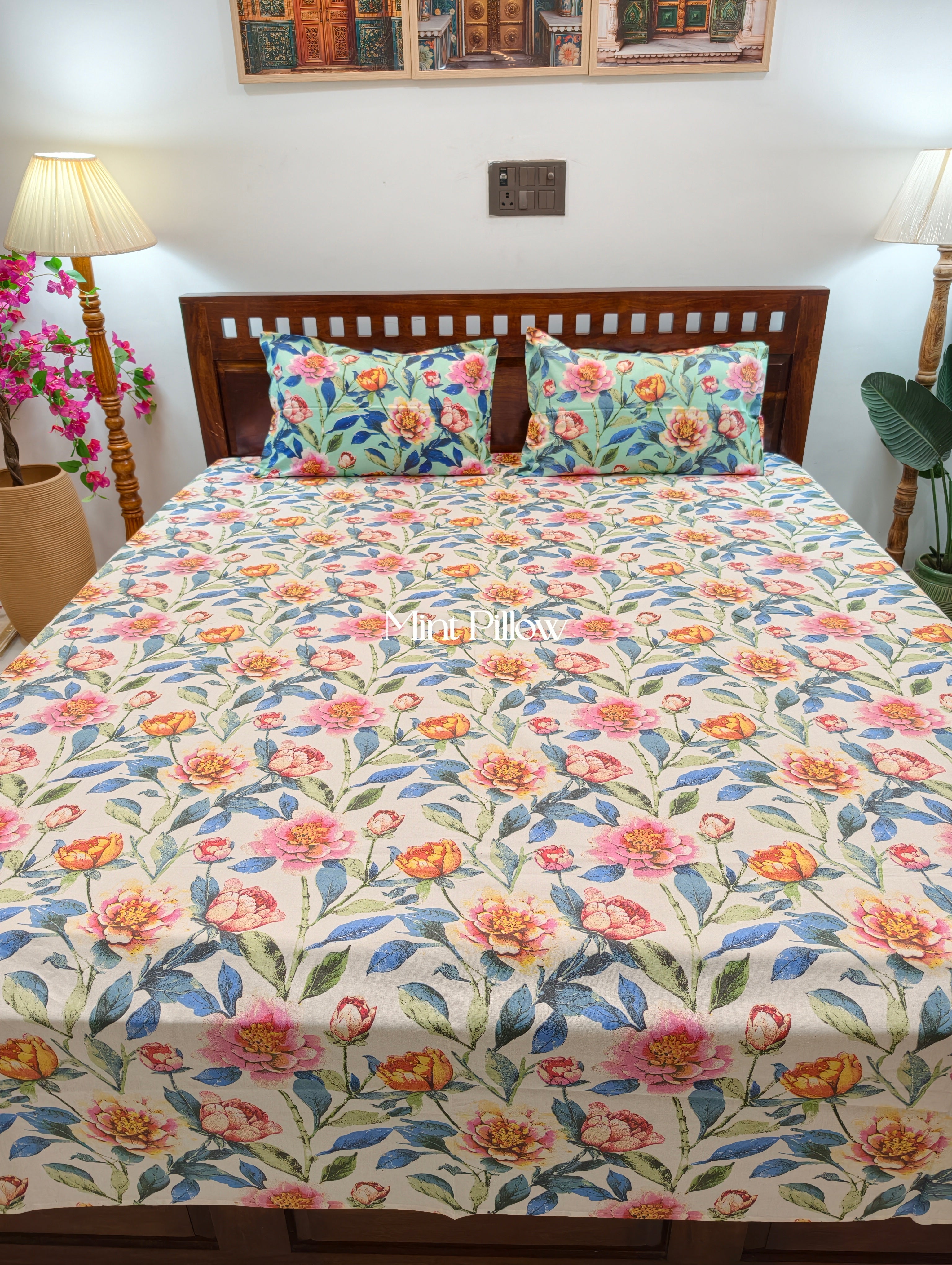 King/Queen Size Regular Bedsheet