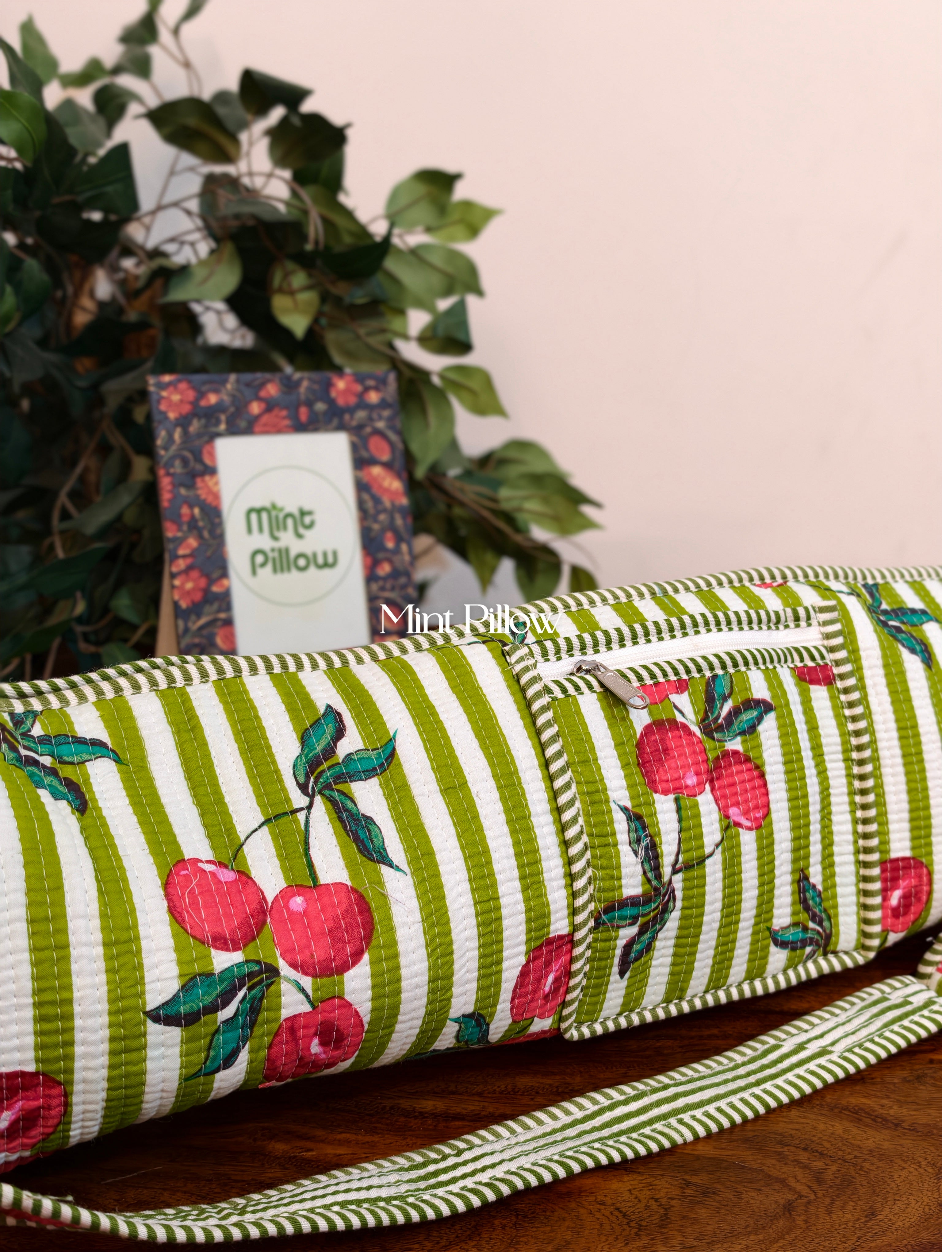 Handmade Jaipuri Print Yoga Mat Bag