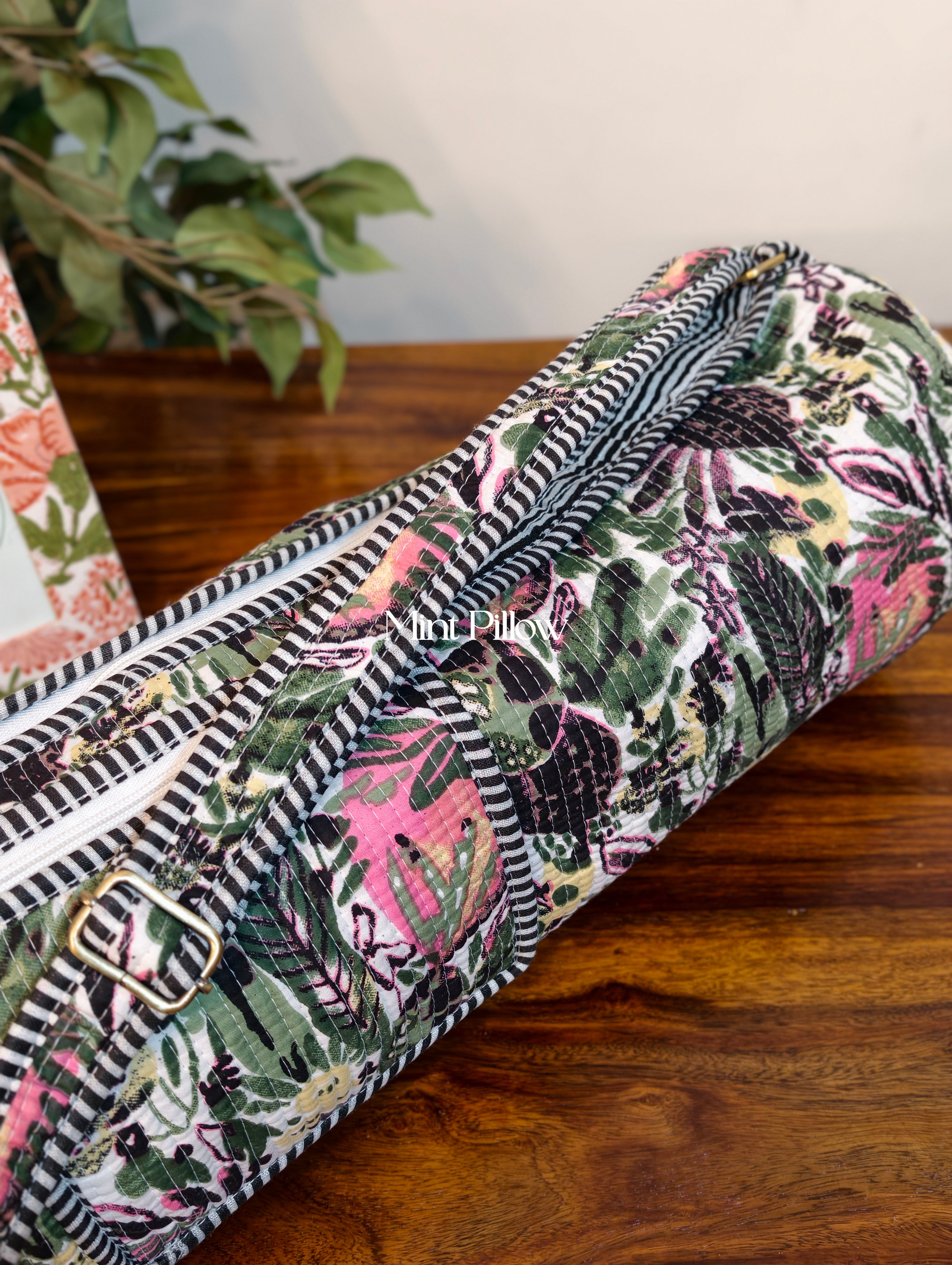 Handmade Jaipuri Print Yoga Mat Bag