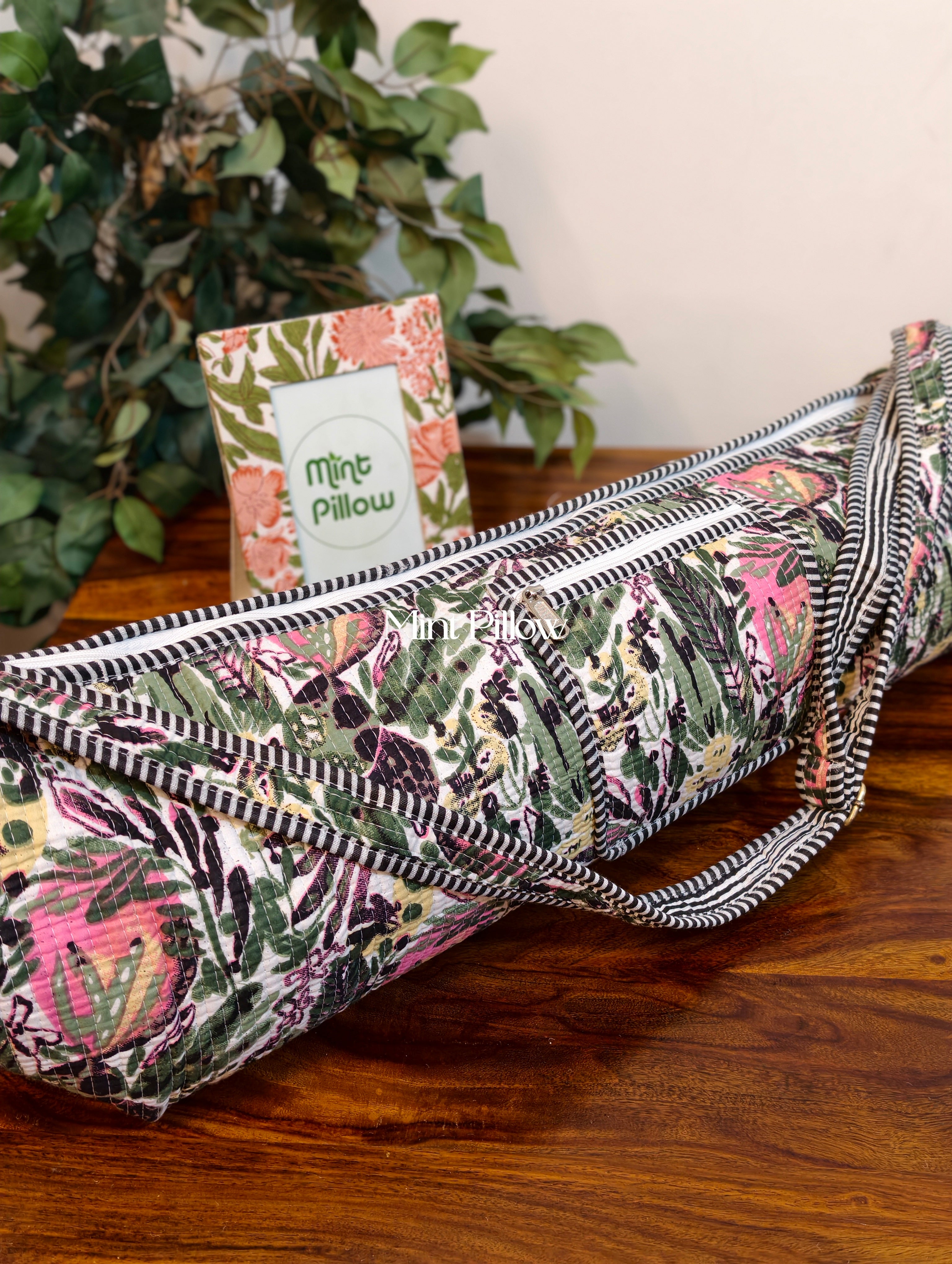 Handmade Jaipuri Print Yoga Mat Bag