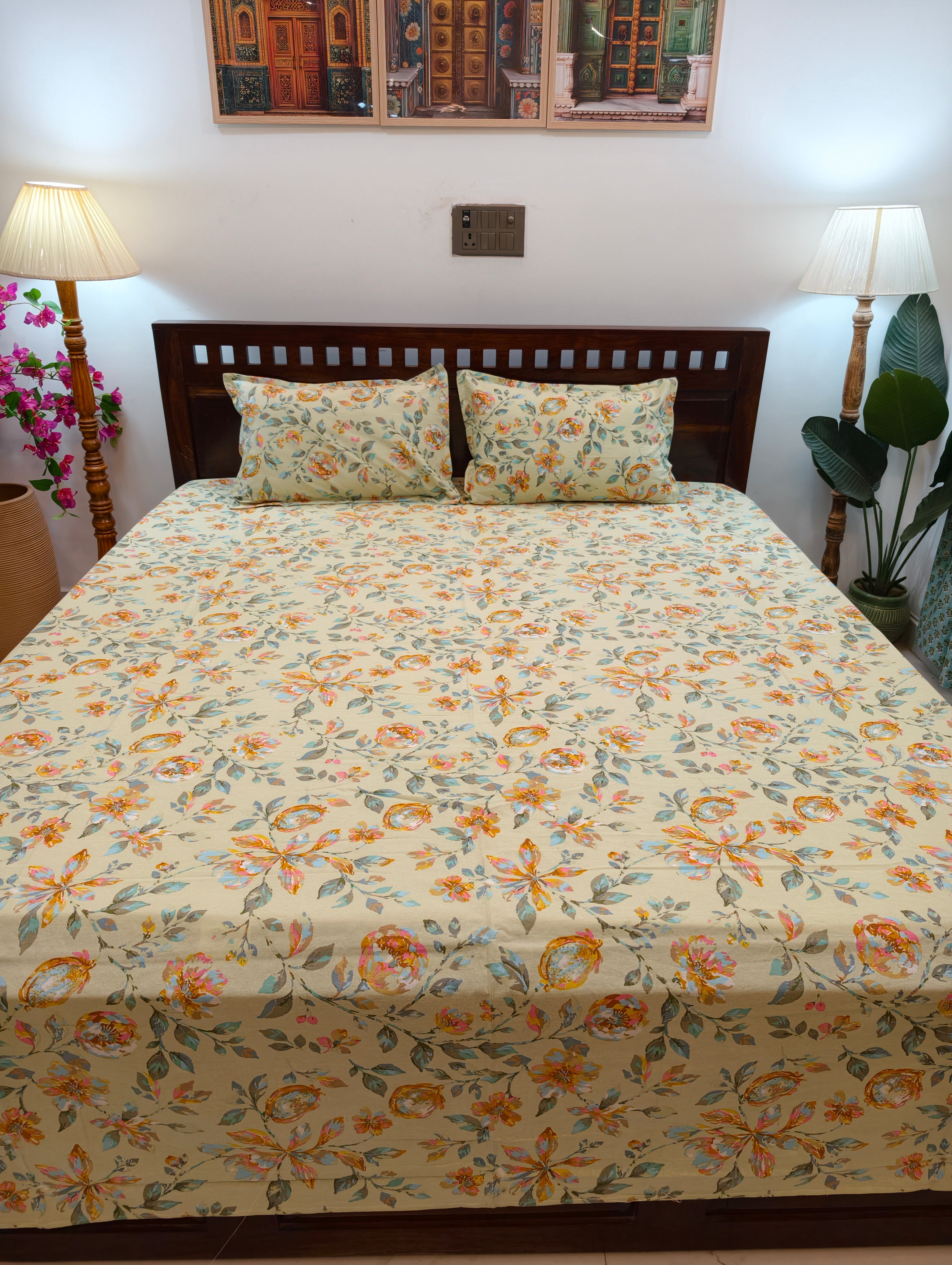 King/Queen Size Regular Bedsheet