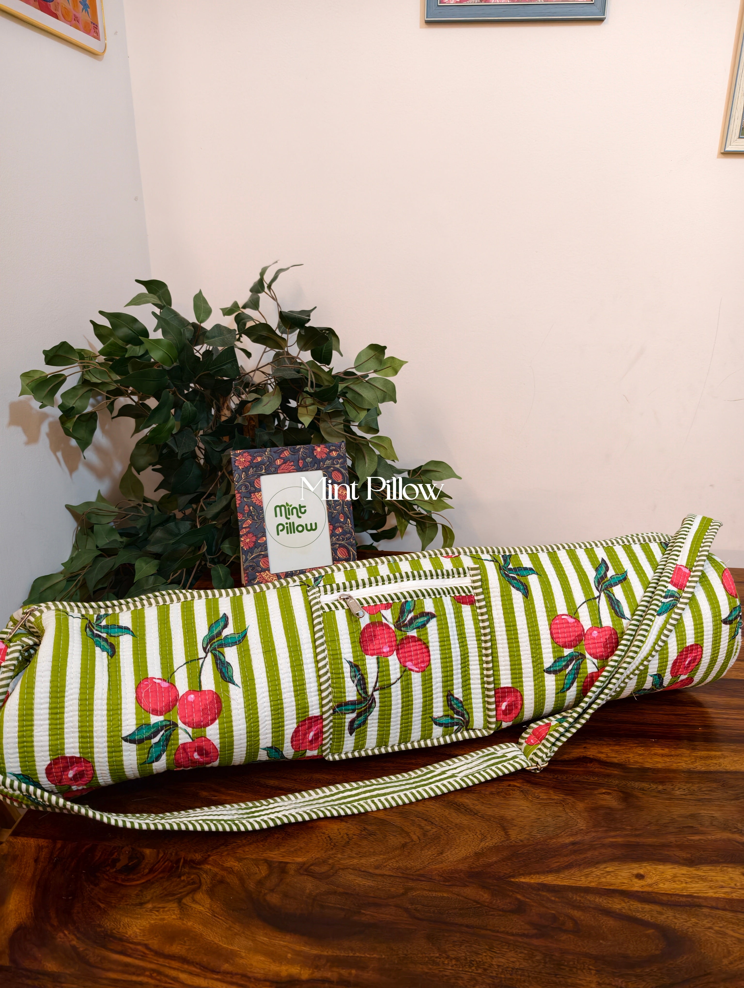 Handmade Jaipuri Print Yoga Mat Bag