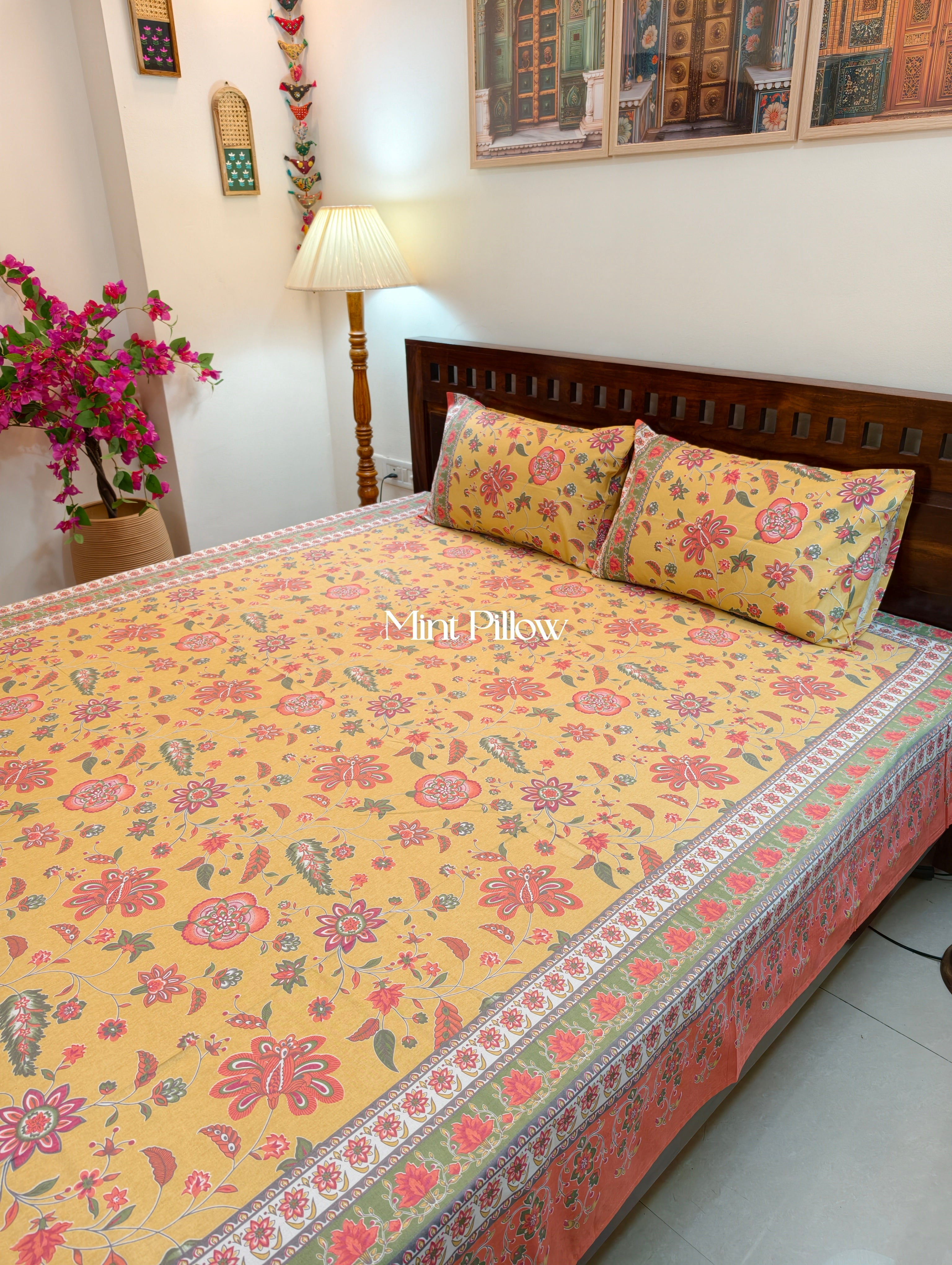 King/Queen Size Regular Bedsheet