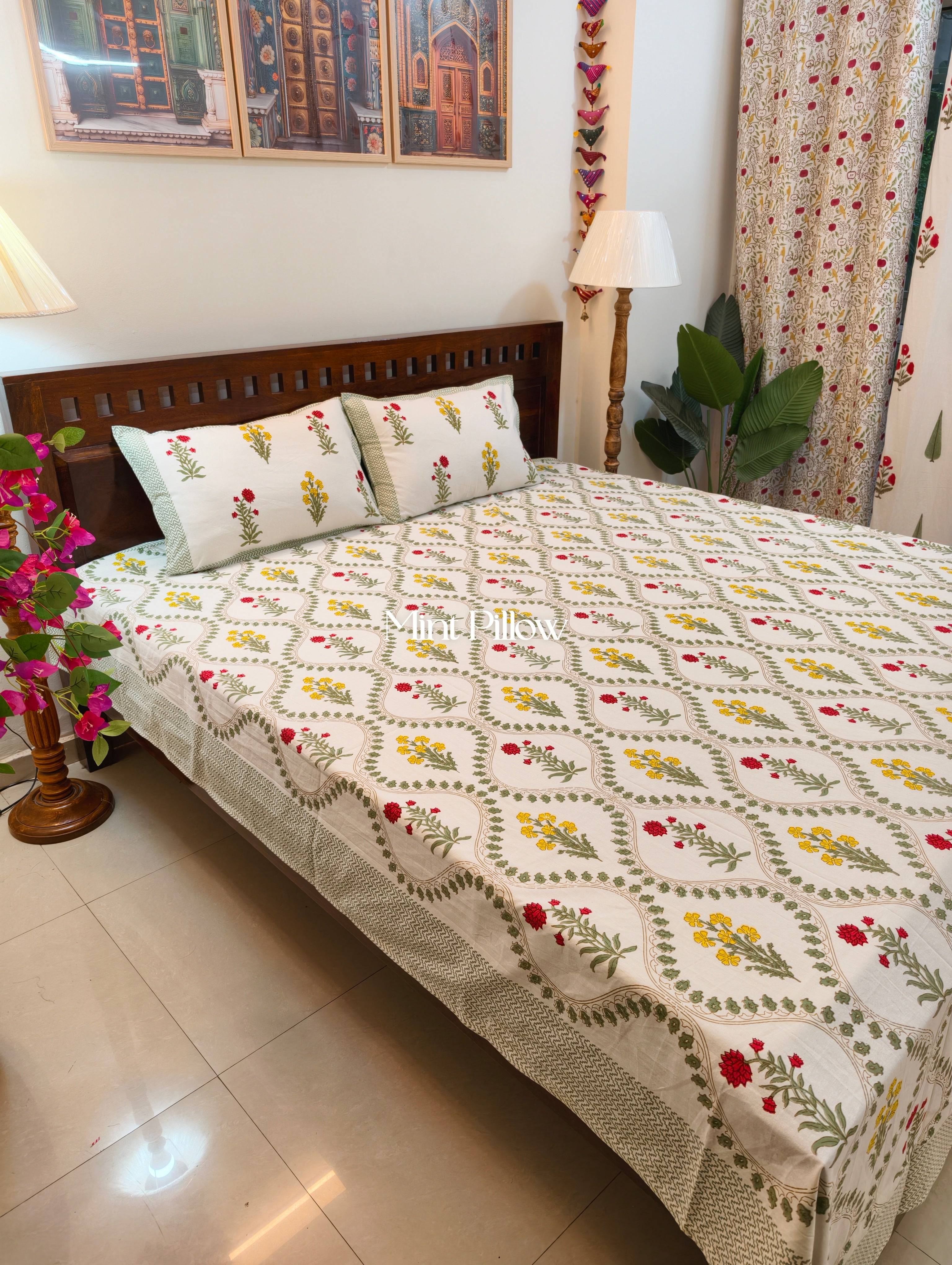 King/Queen Size Regular Bedsheet