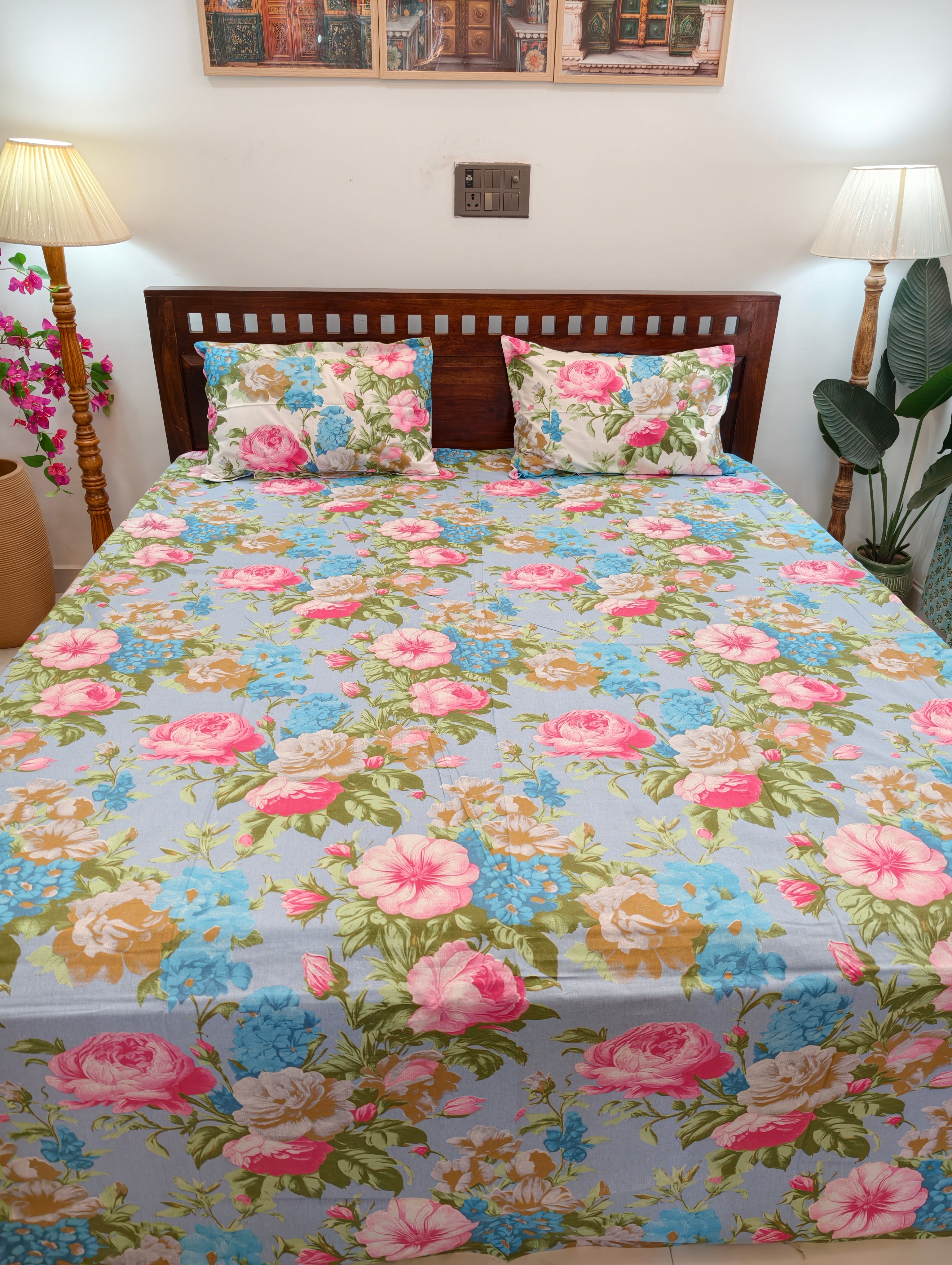 King/Queen Size Regular Bedsheet