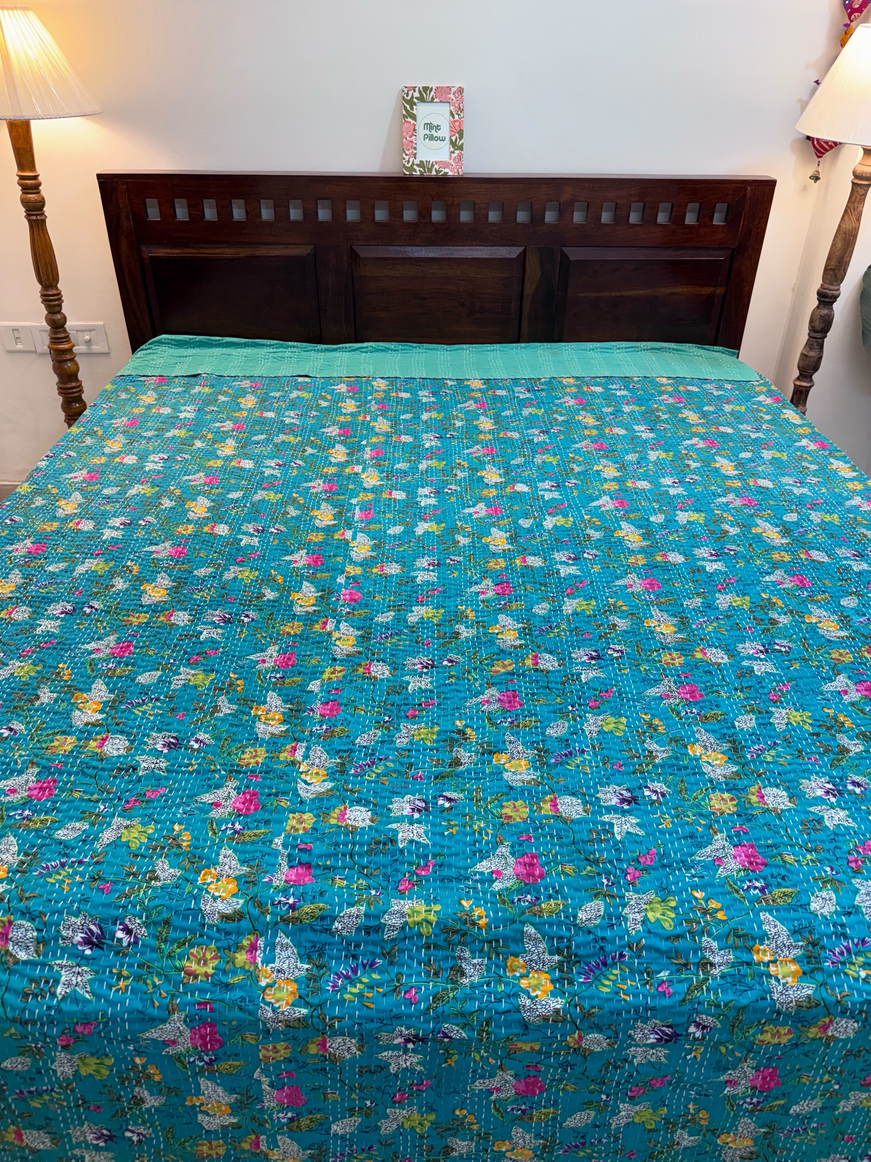 Kantha Bedcover 90x108