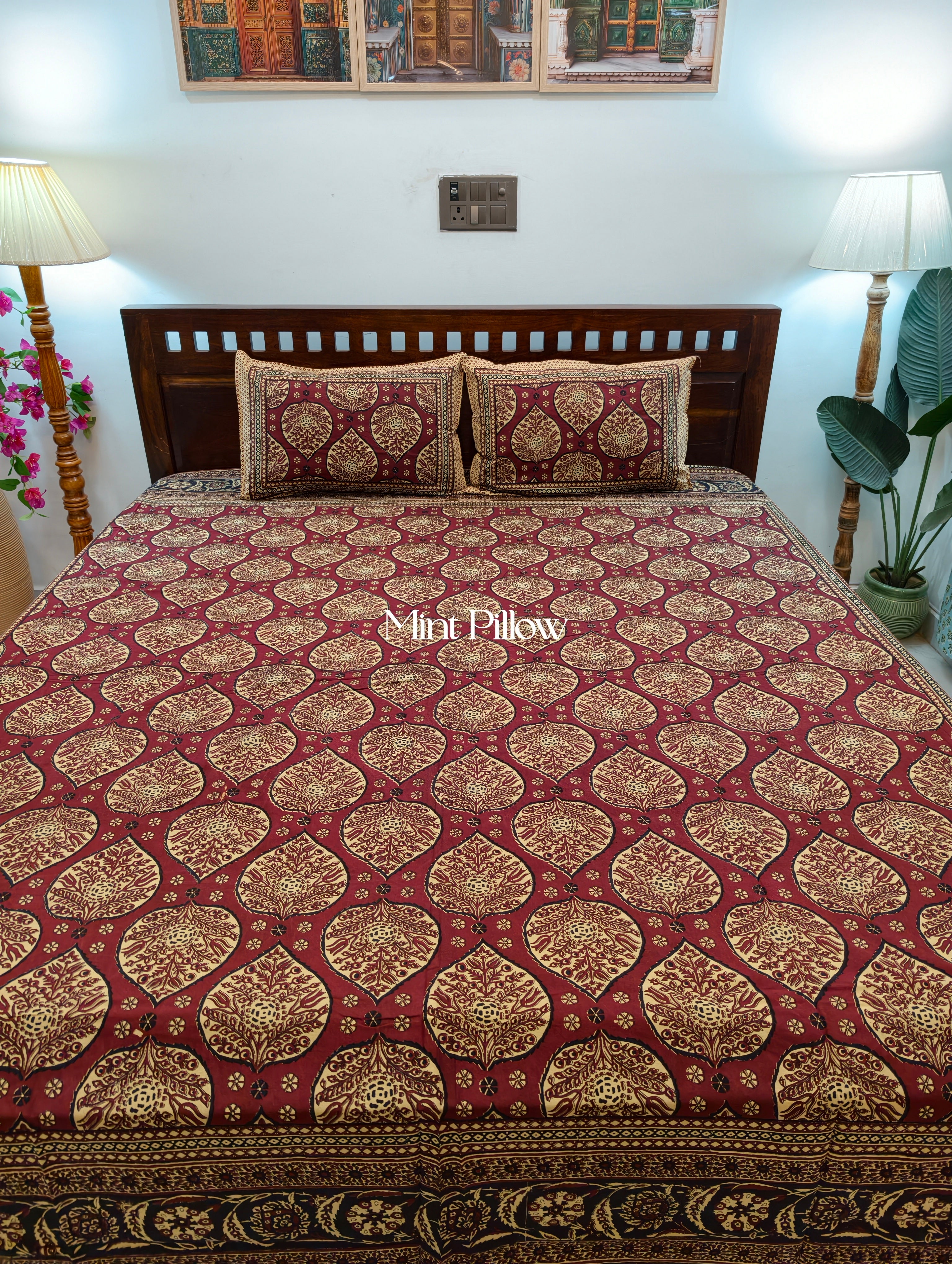 King/Queen Size Regular Bedsheet