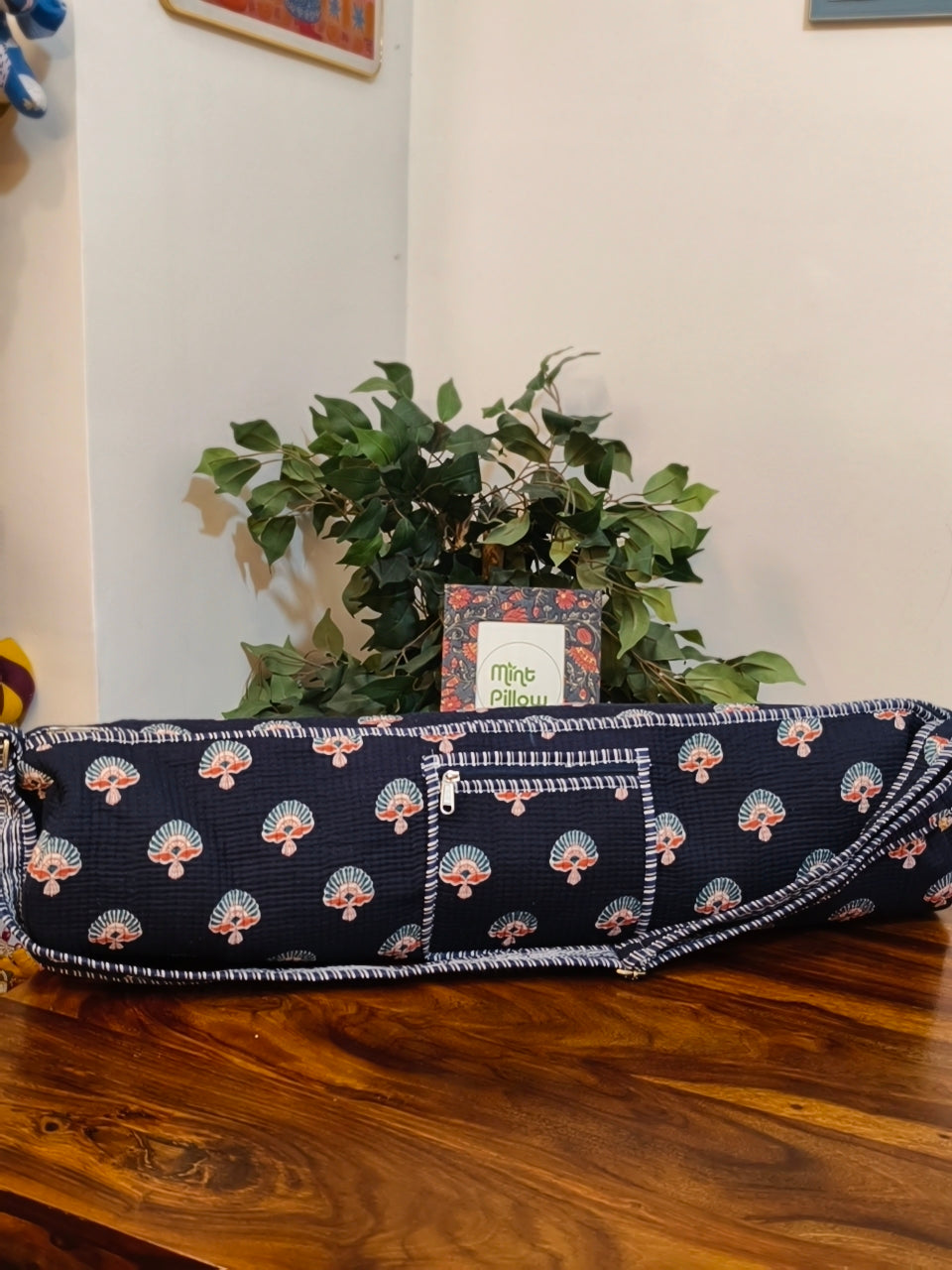Handmade Jaipuri Print Yoga Mat Bag
