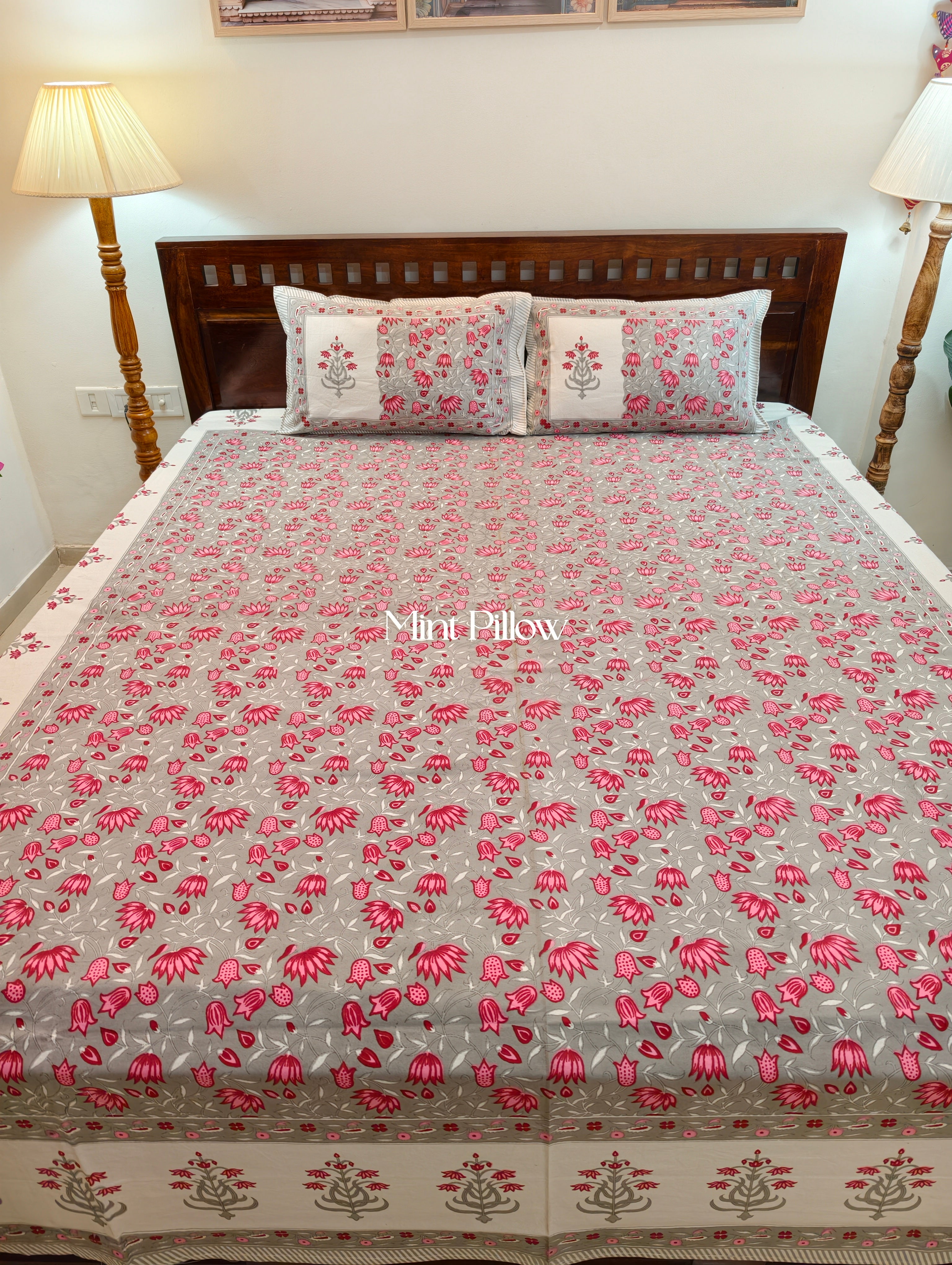 King/Queen Size Regular Bedsheet