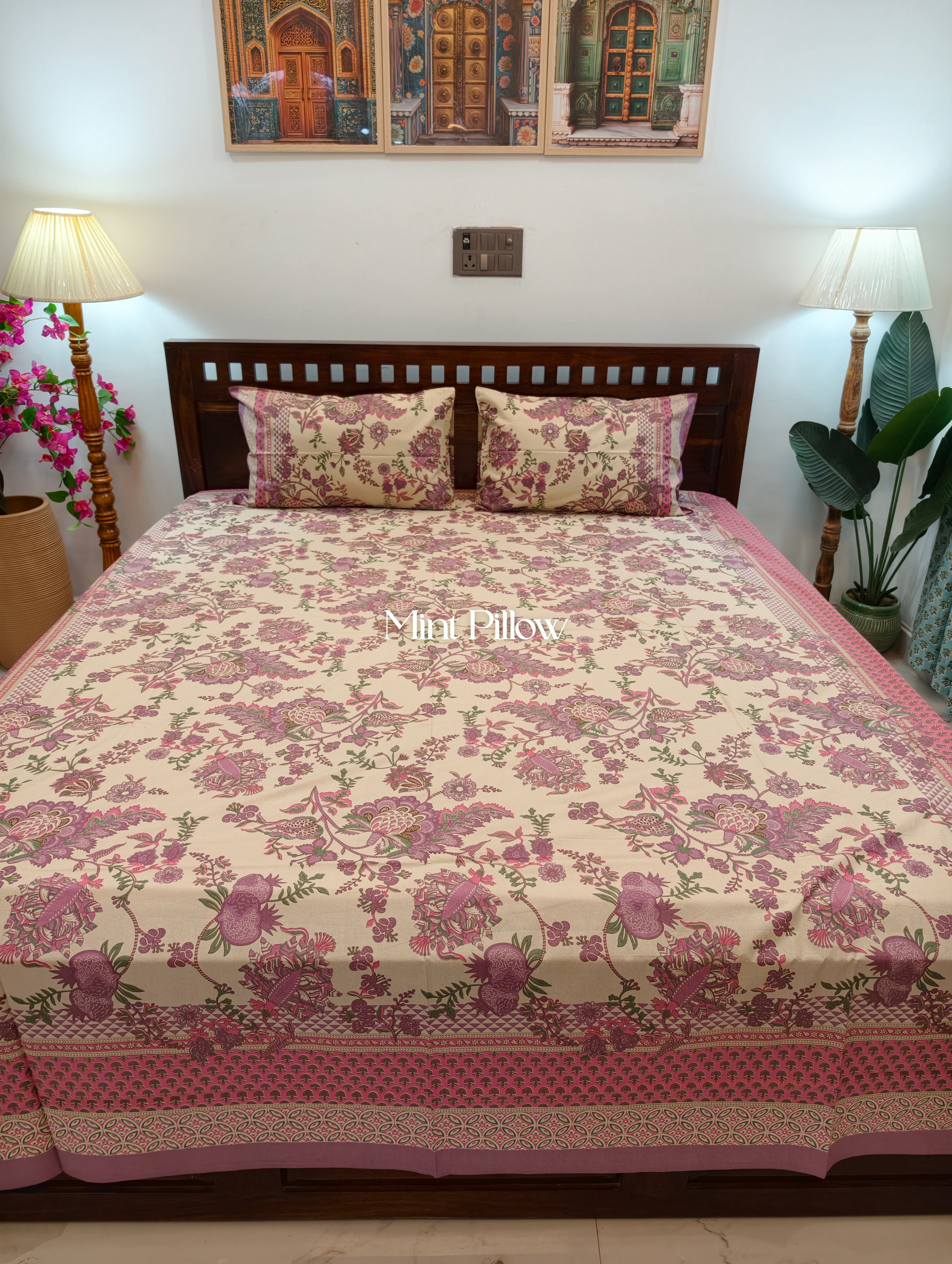 King/Queen Size Regular Bedsheet