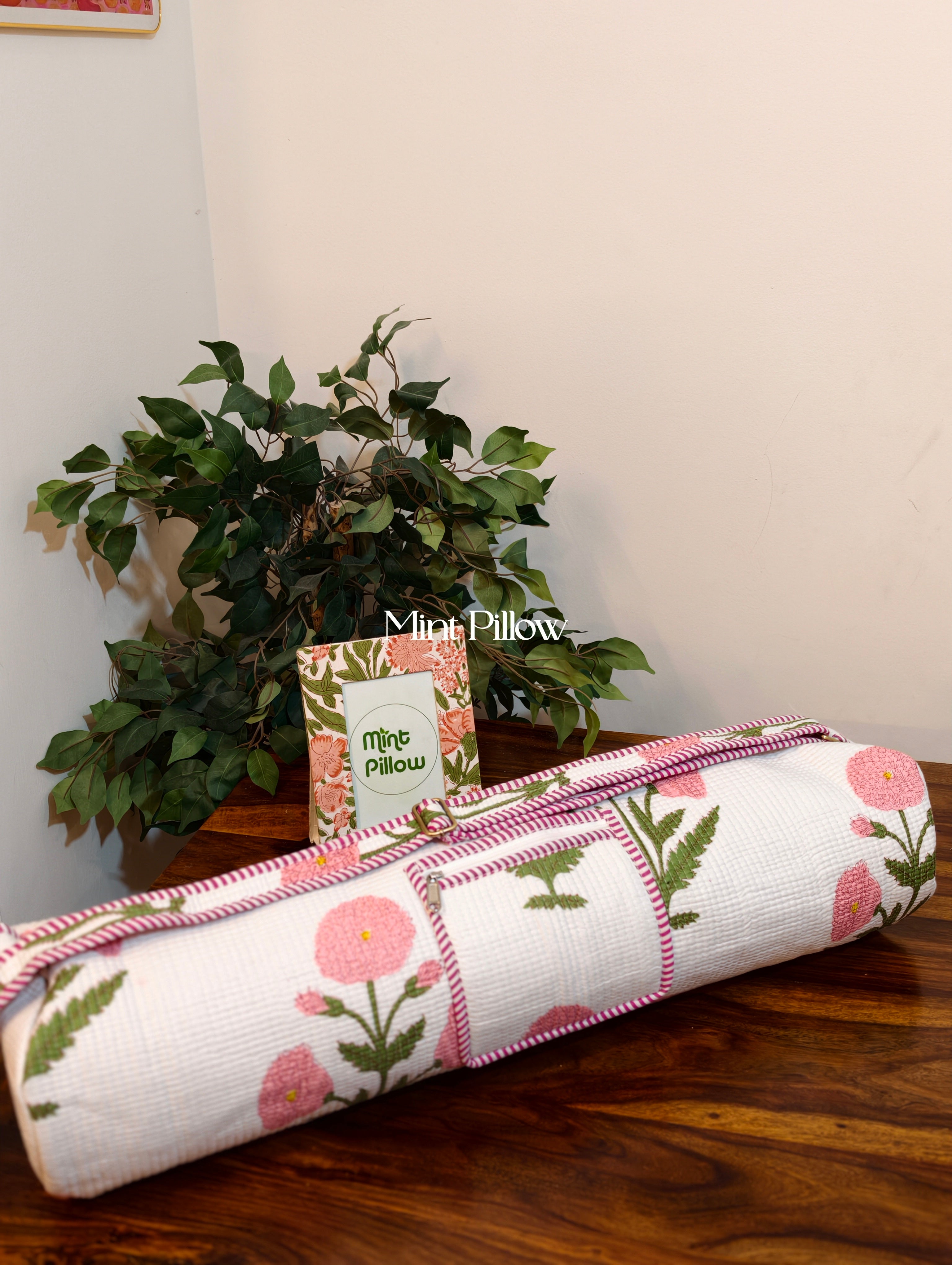 Handmade Jaipuri Print Yoga Mat Bag