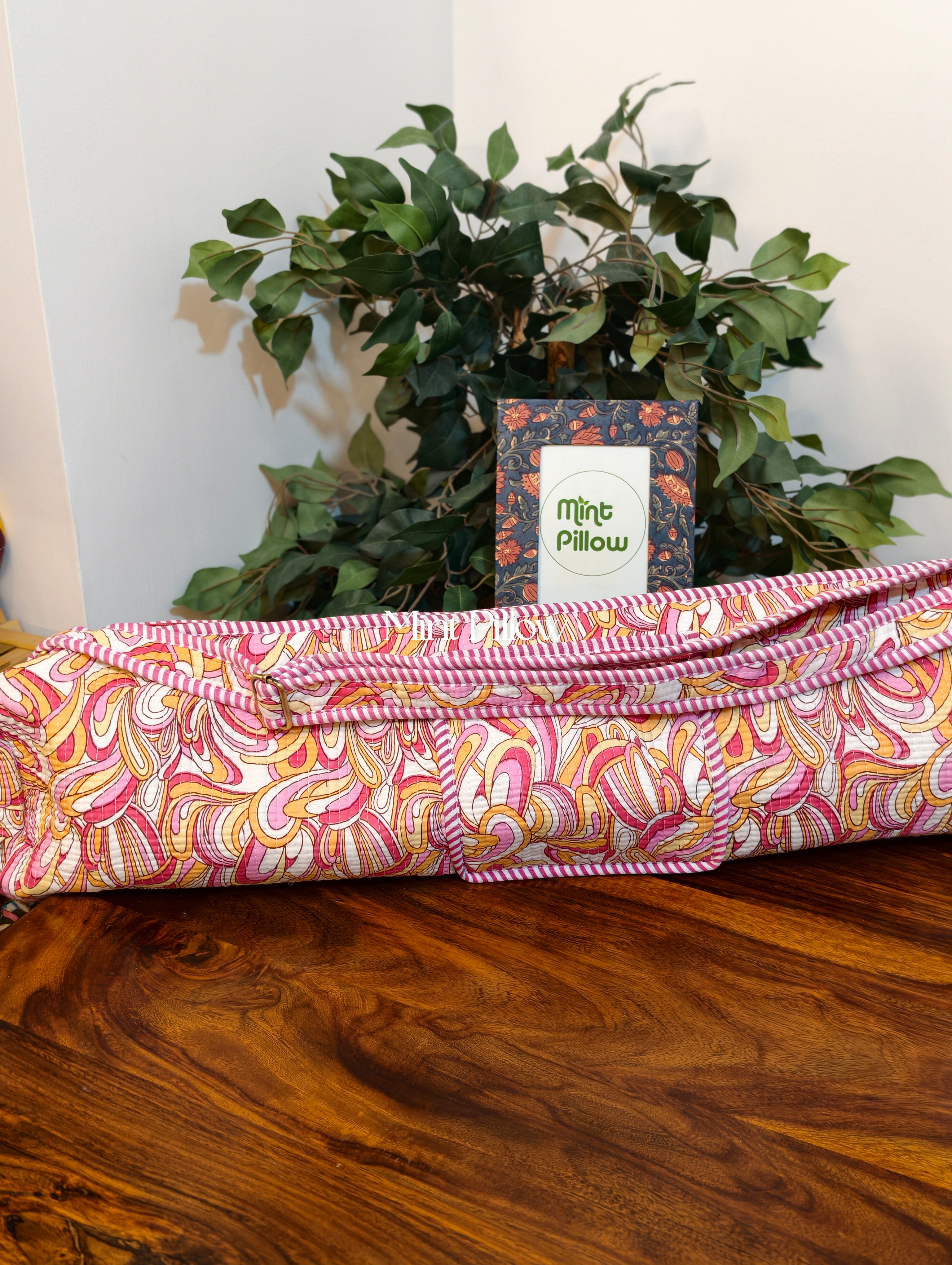Handmade Jaipuri Print Yoga Mat Bag