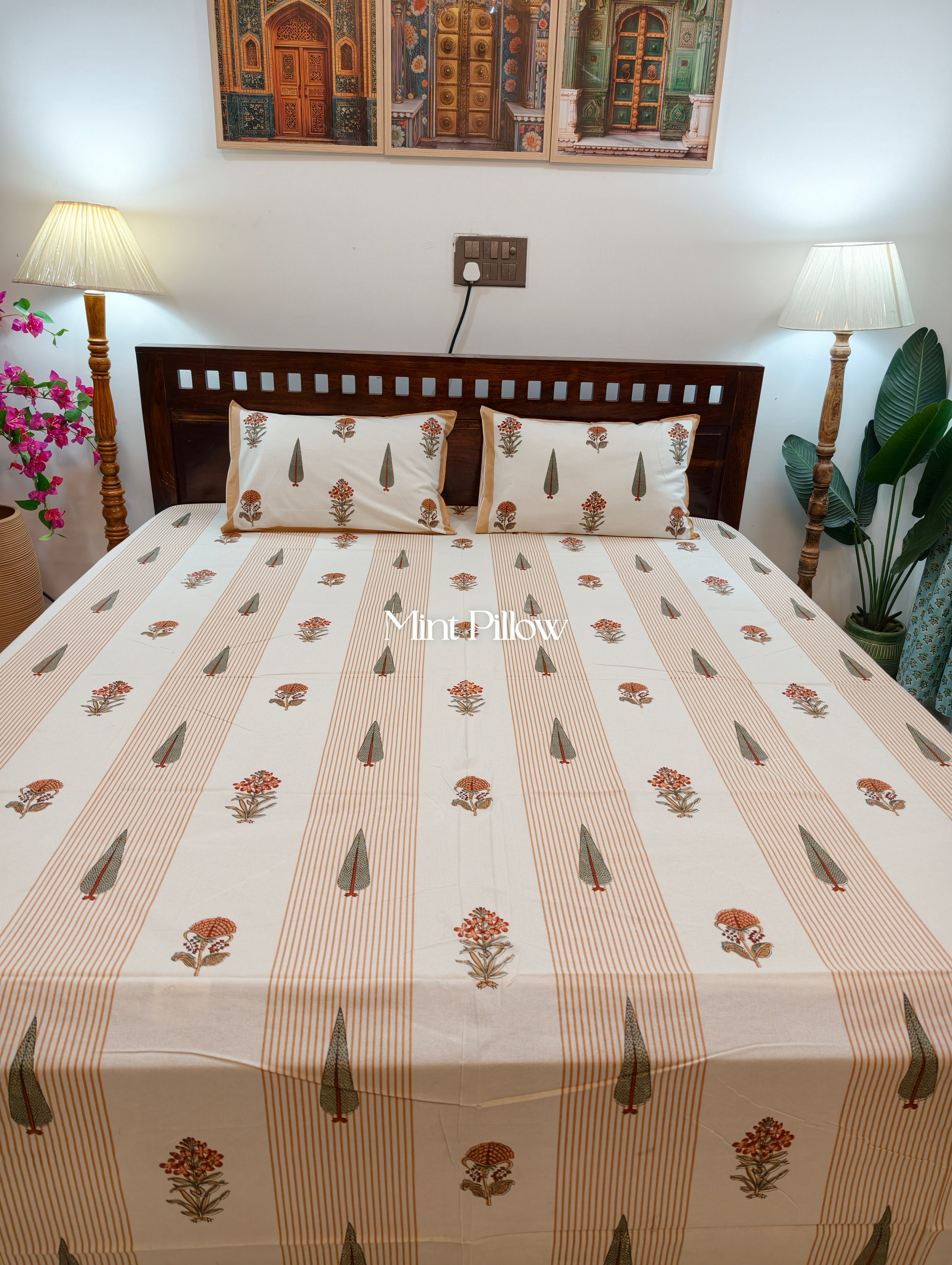 King/Queen Size Regular Bedsheet