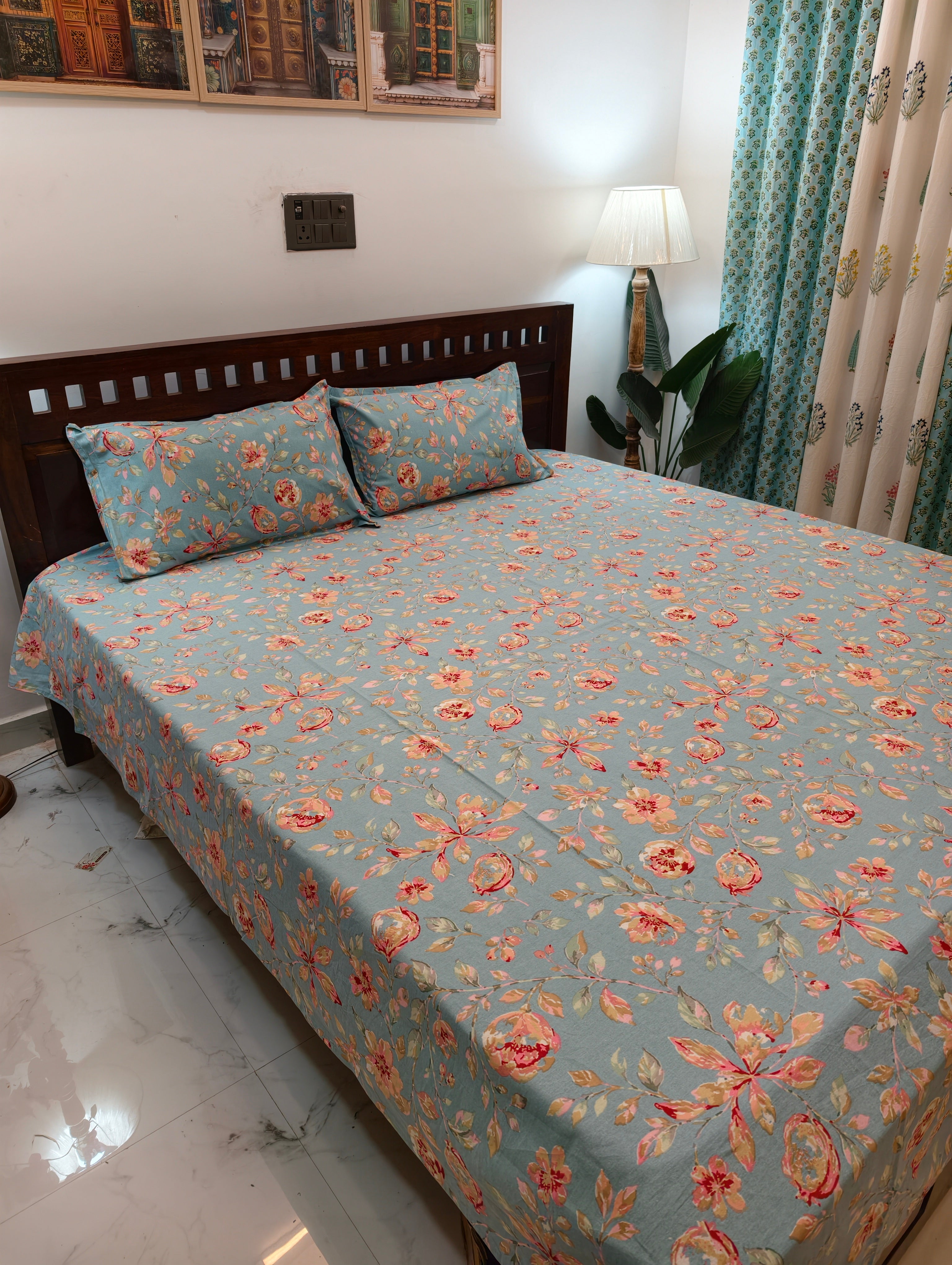 King/Queen Size Regular Bedsheet