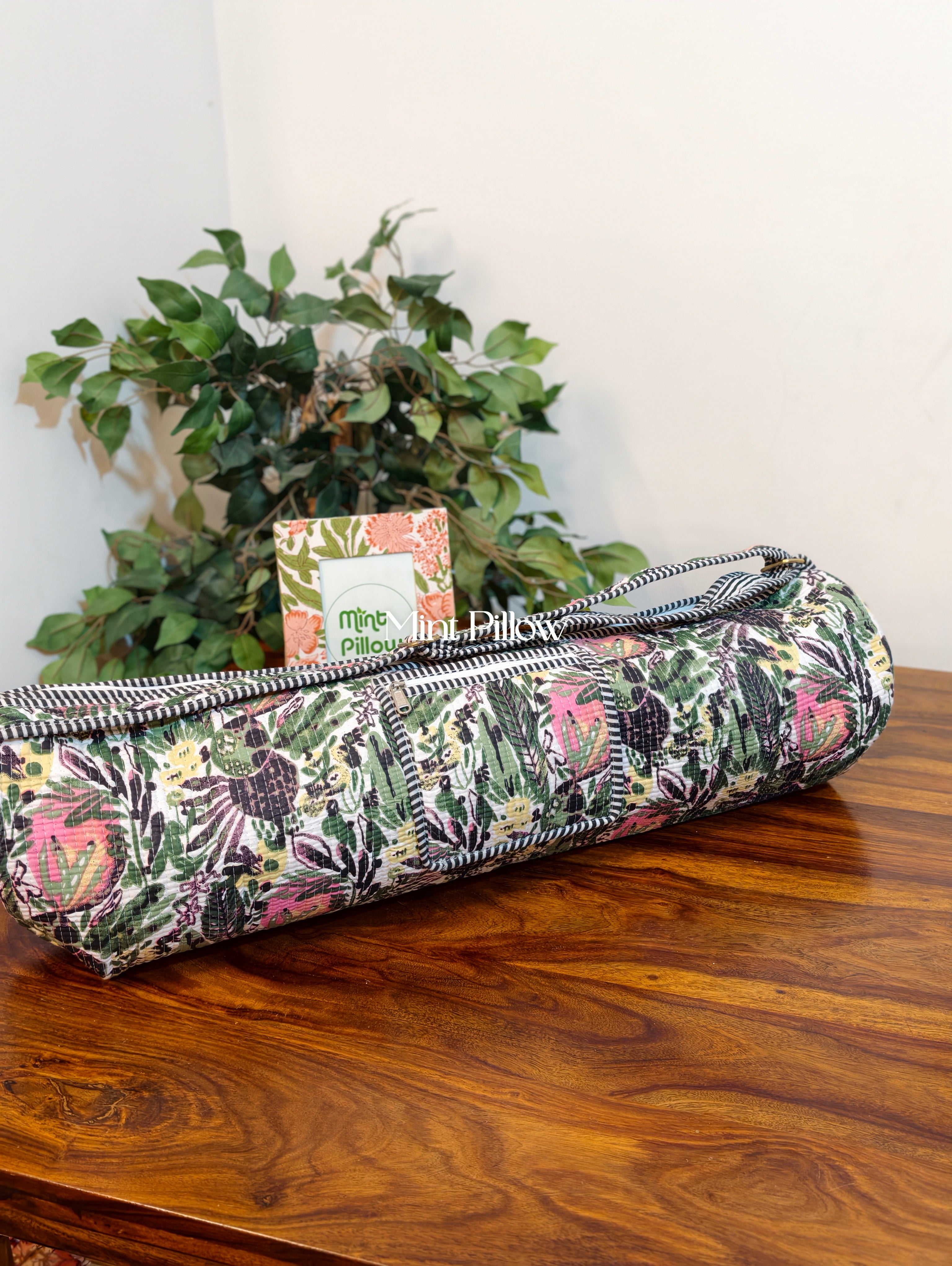 Handmade Jaipuri Print Yoga Mat Bag