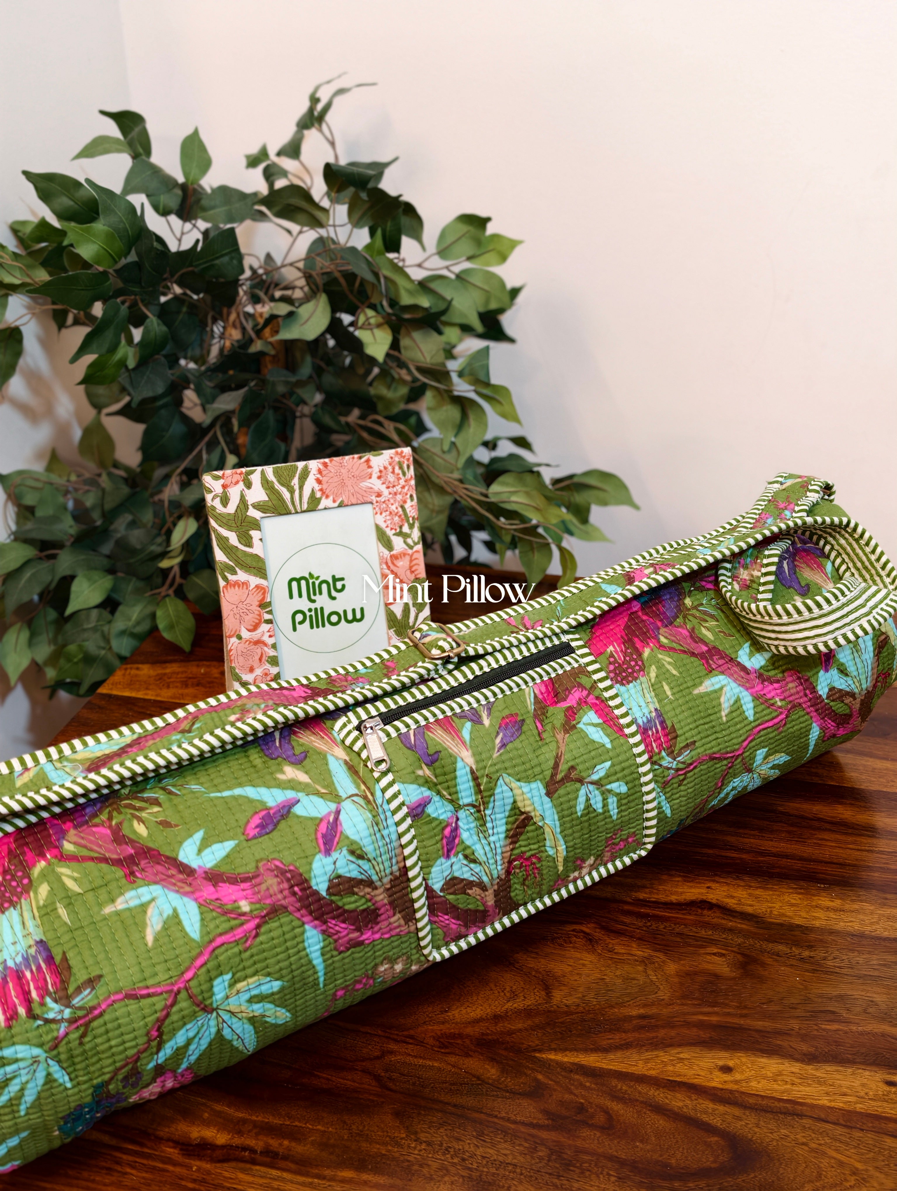 Handmade Jaipuri Print Yoga Mat Bag