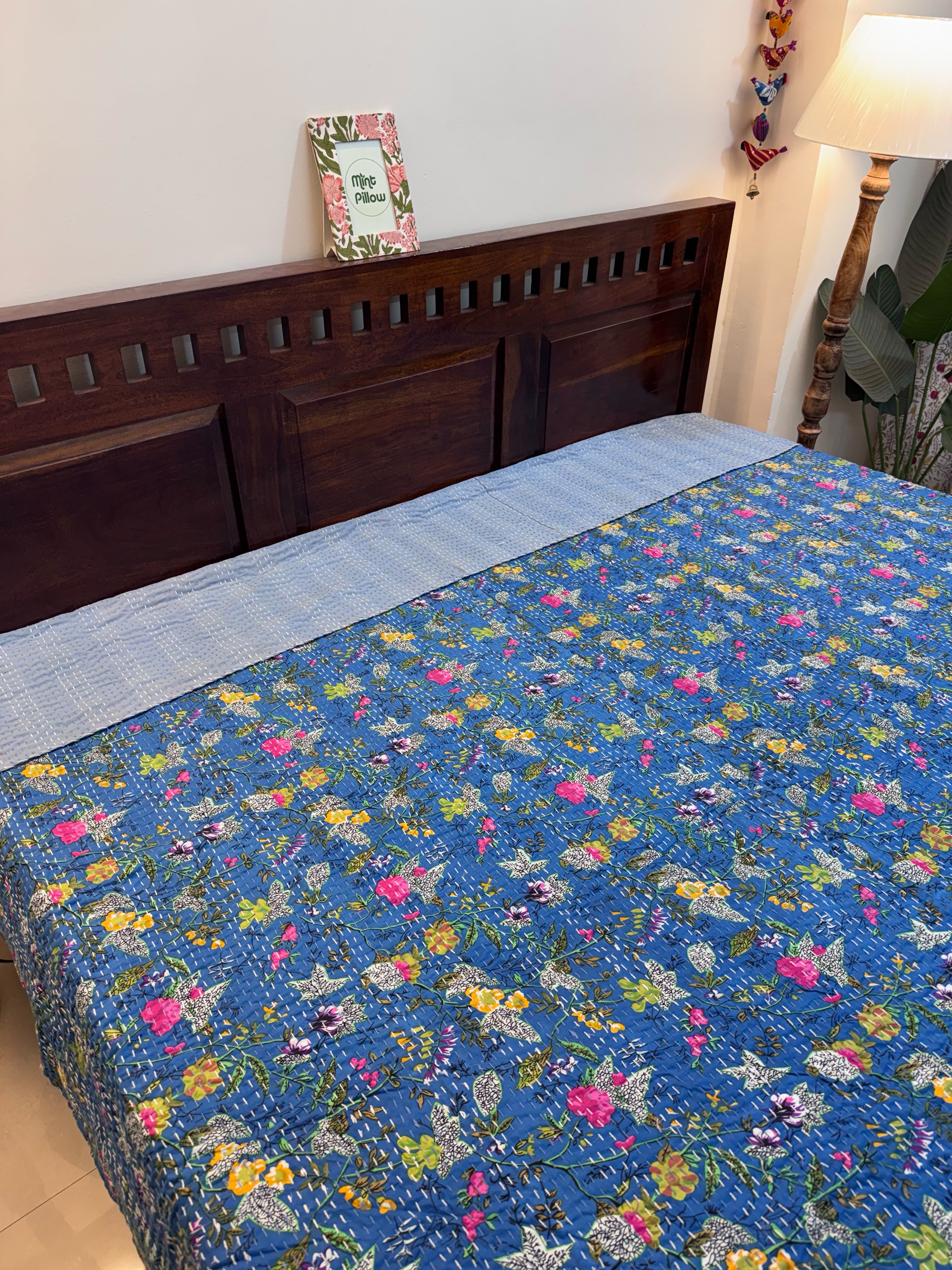Kantha Bedcover 90x108