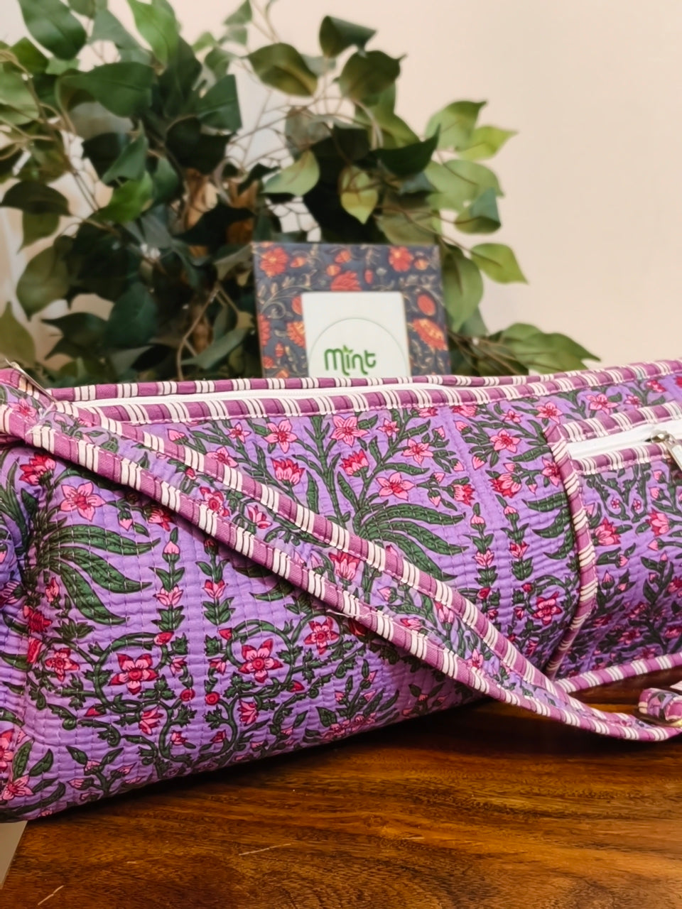 Handmade Jaipuri Print Yoga Mat Bag