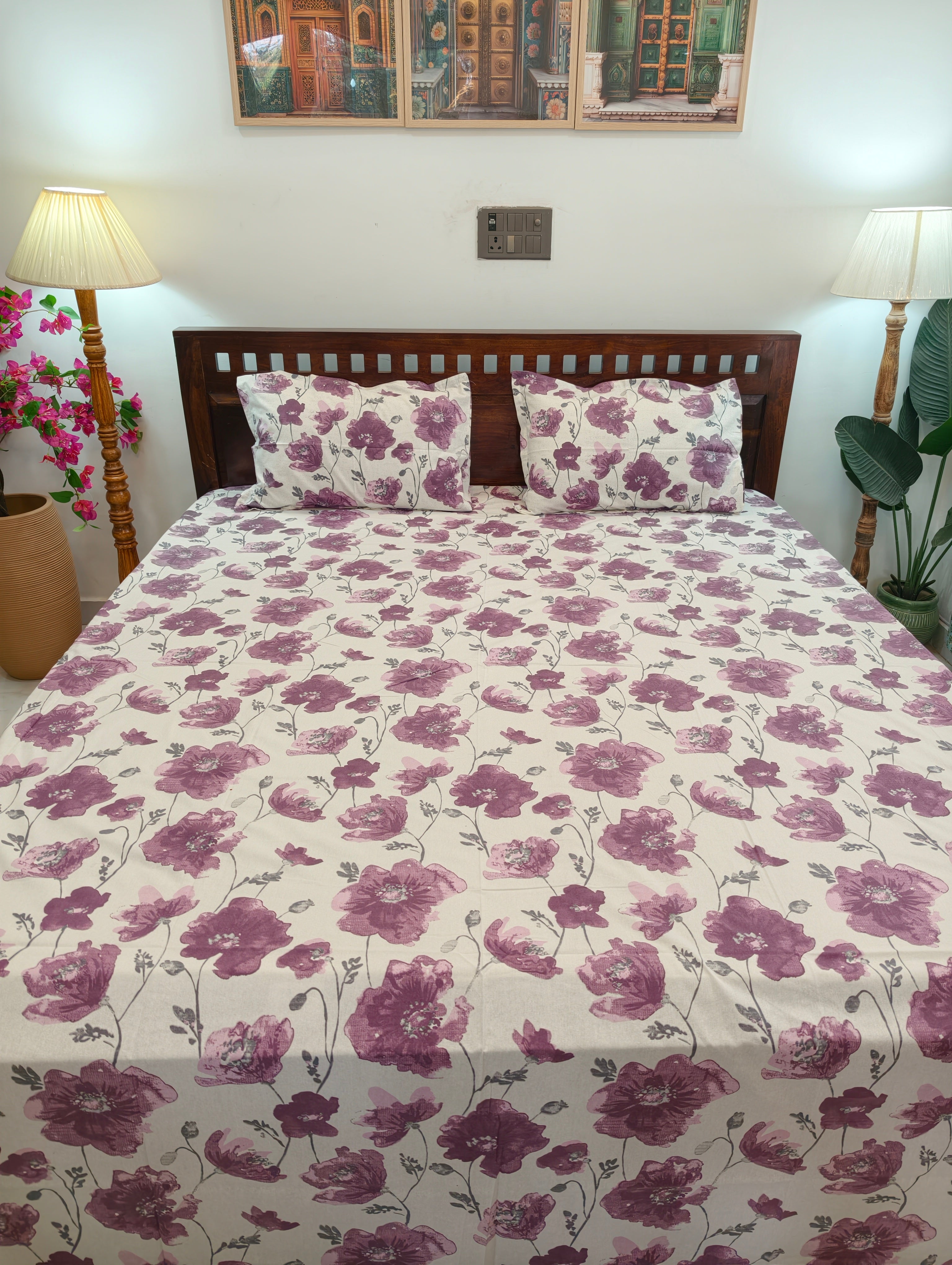 King/Queen Size Regular Bedsheet