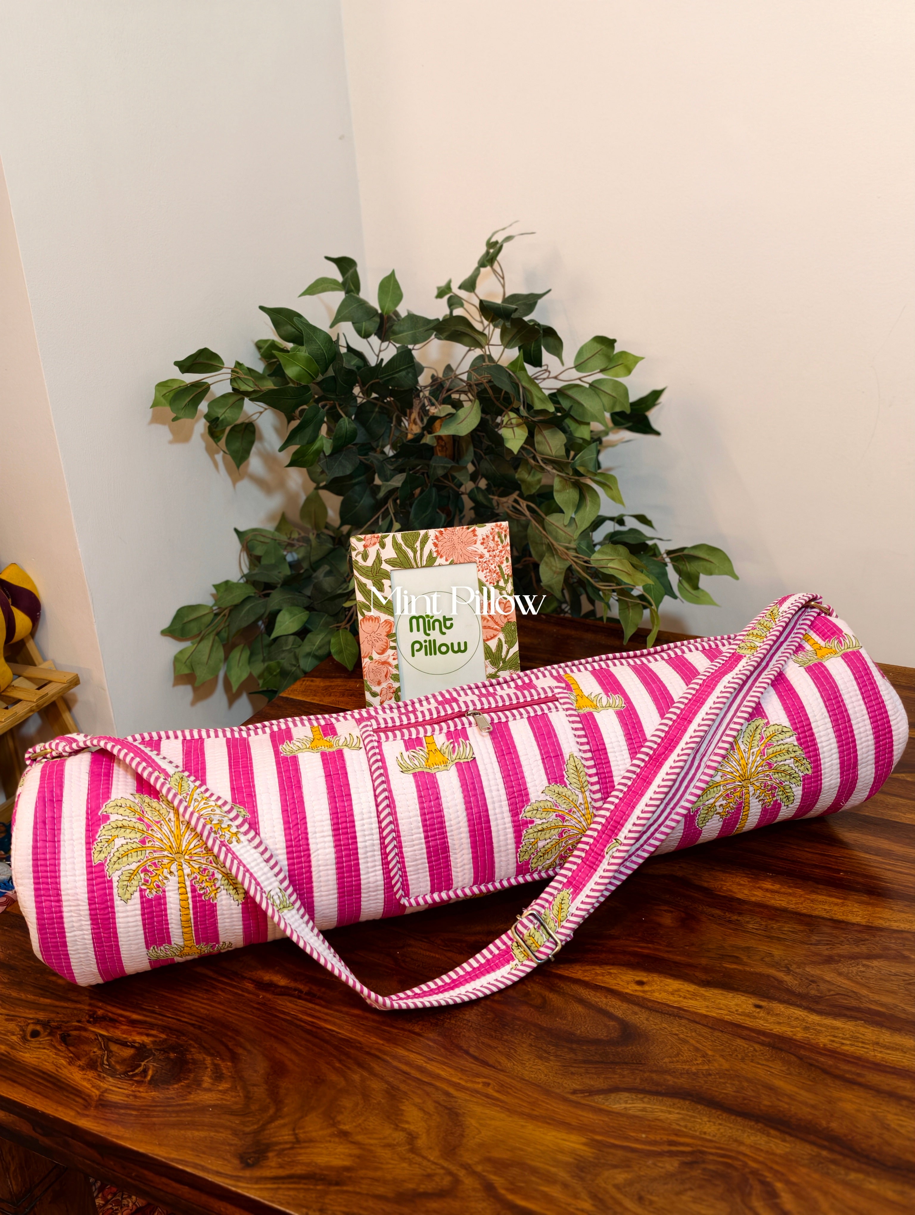 Handmade Jaipuri Print Yoga Mat Bag