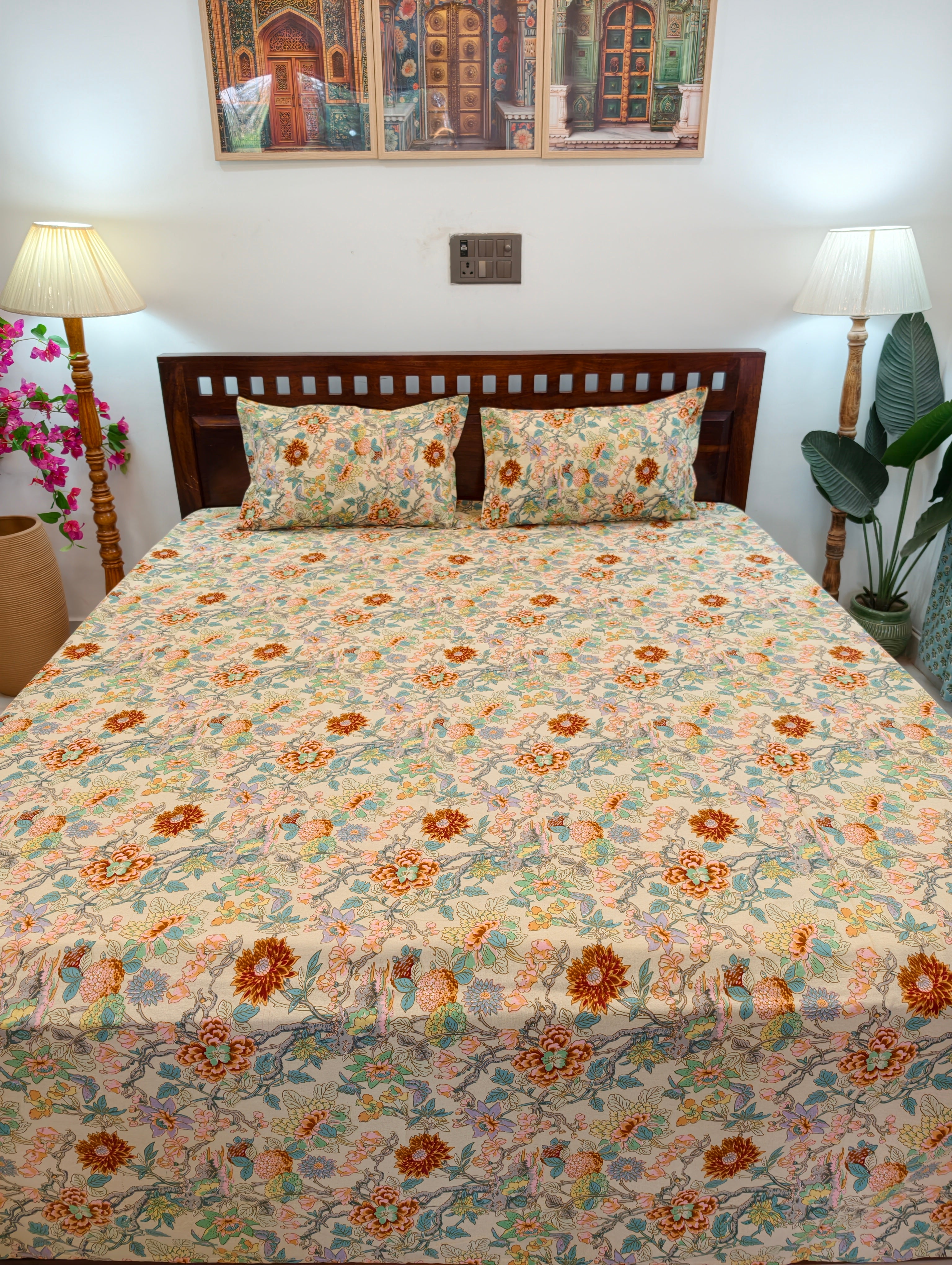 King/Queen Size Regular Bedsheet