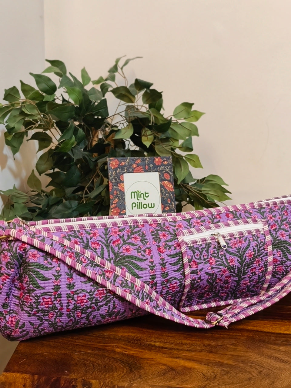Handmade Jaipuri Print Yoga Mat Bag