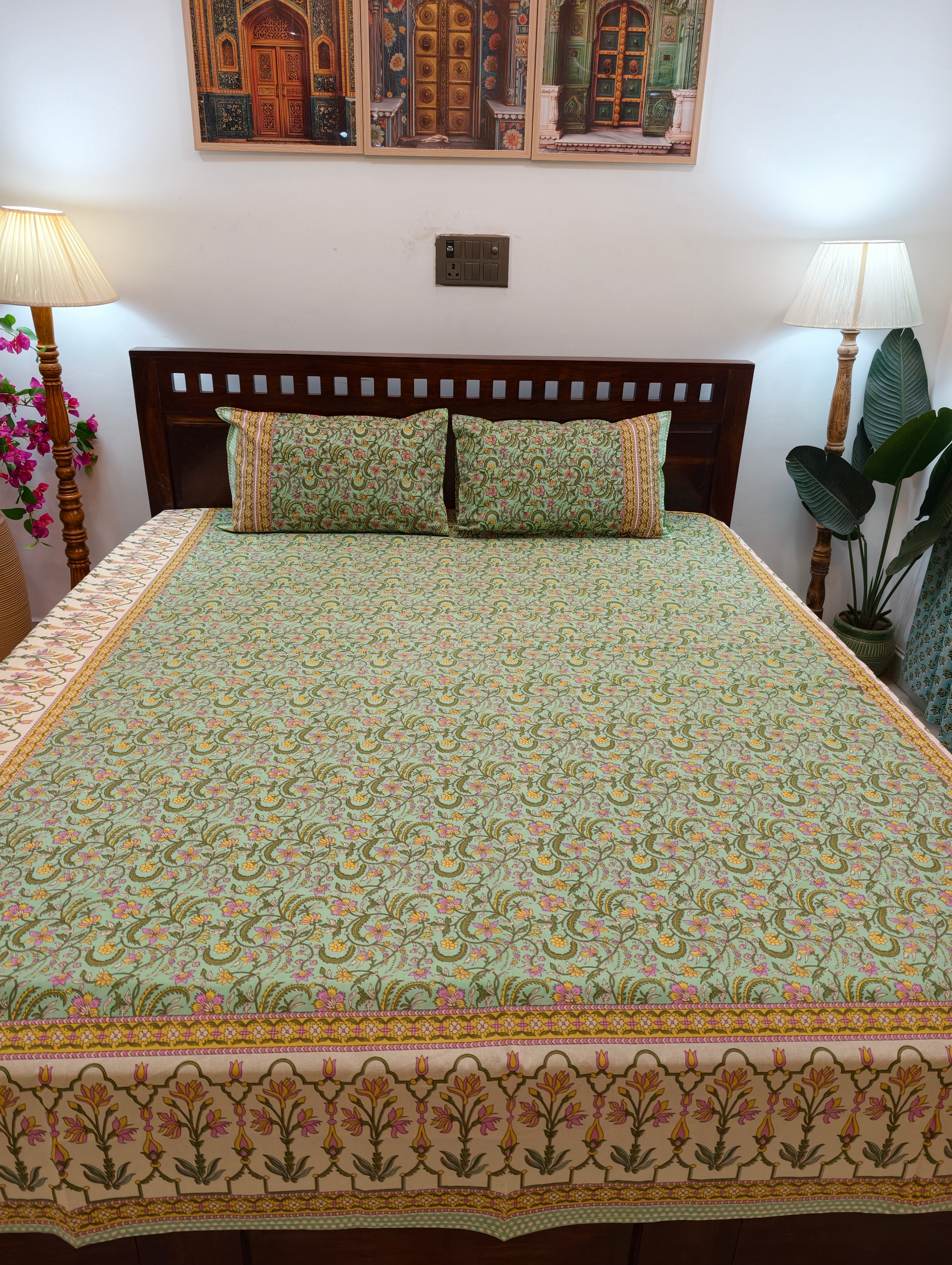 King/Queen Size Regular Bedsheet