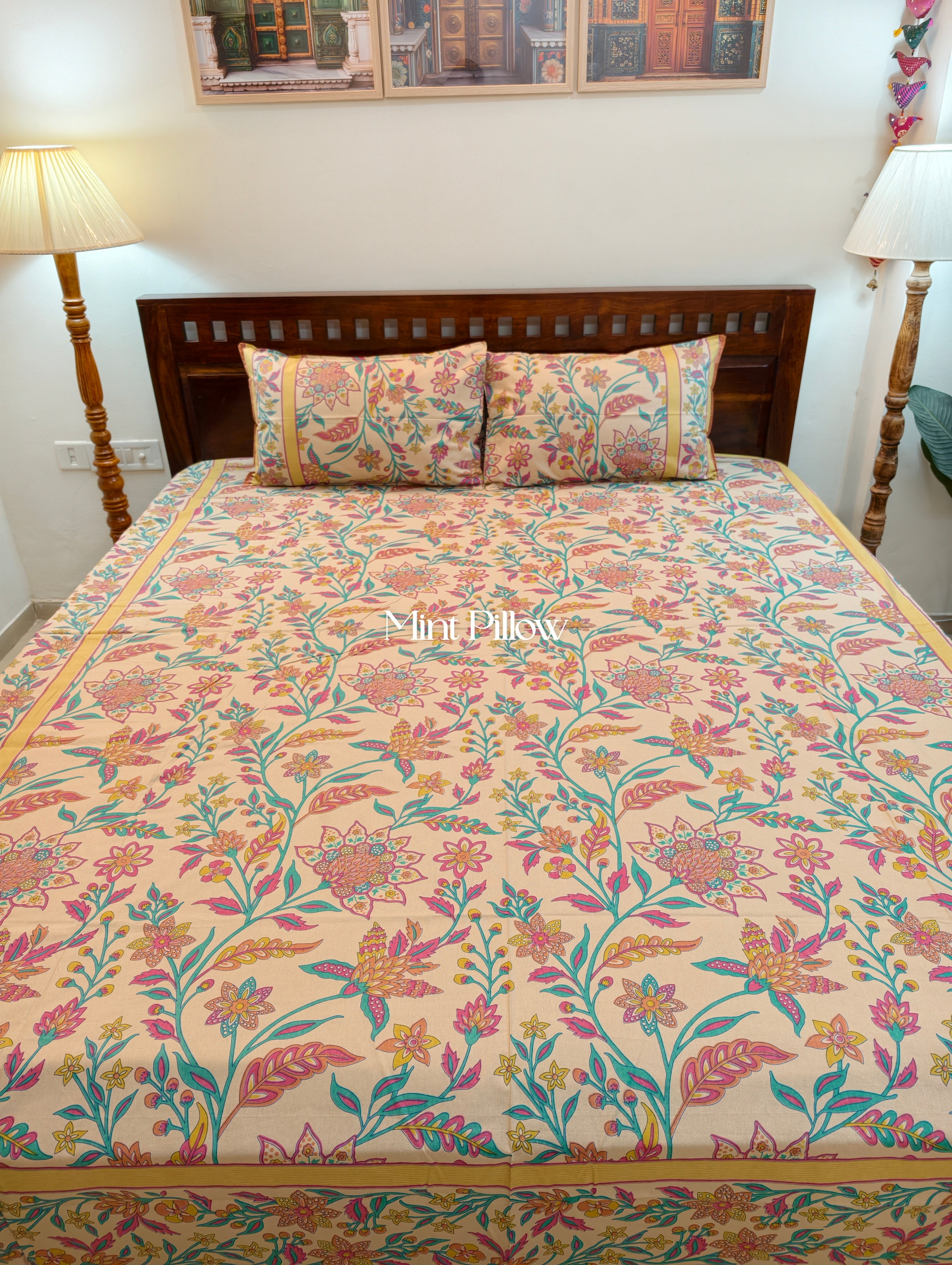 King/Queen Size Regular Bedsheet