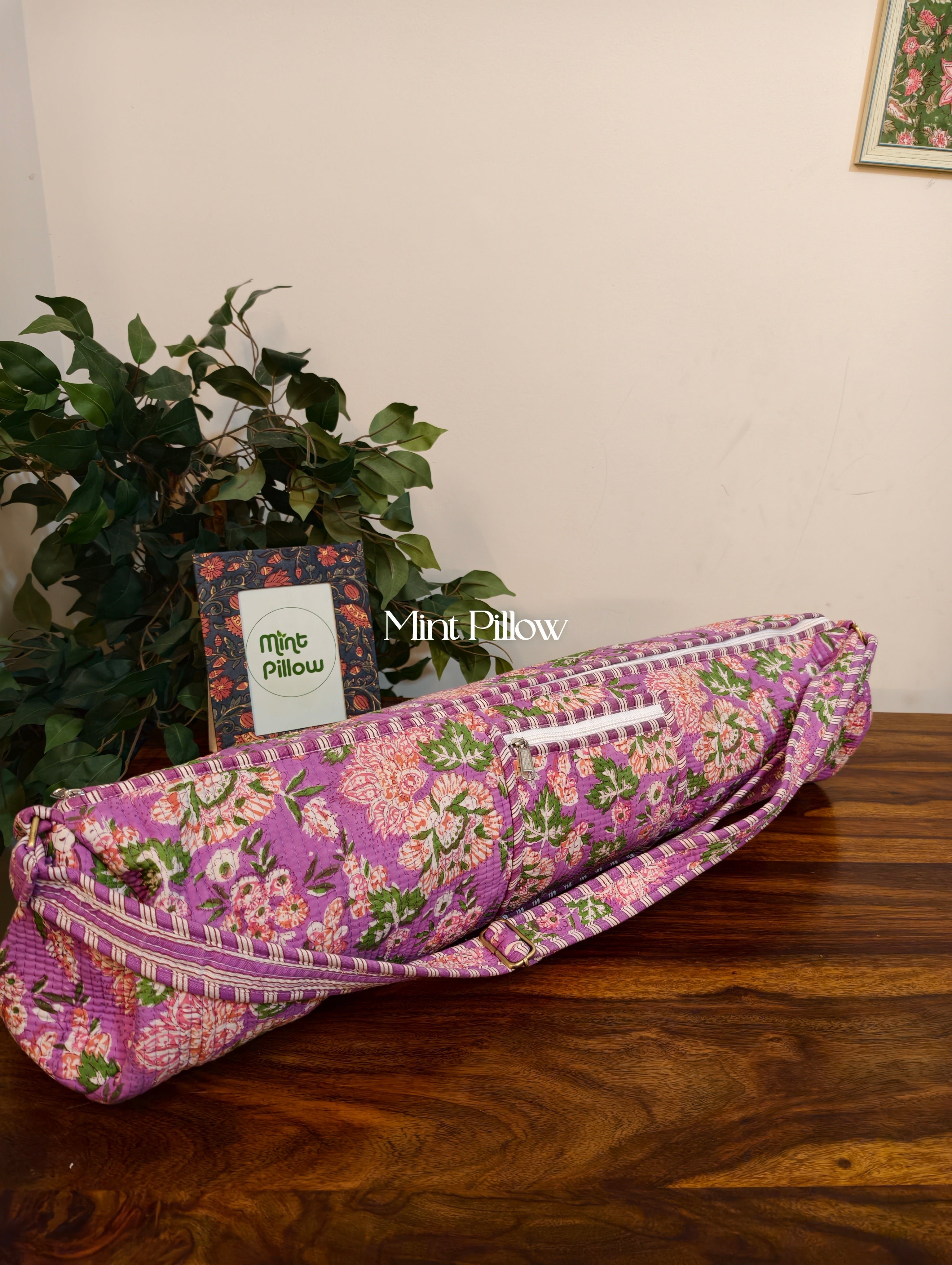 Handmade Jaipuri Print Yoga Mat Bag